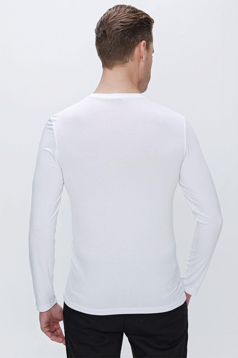 TS 842 Beyaz Spor T-Shirt