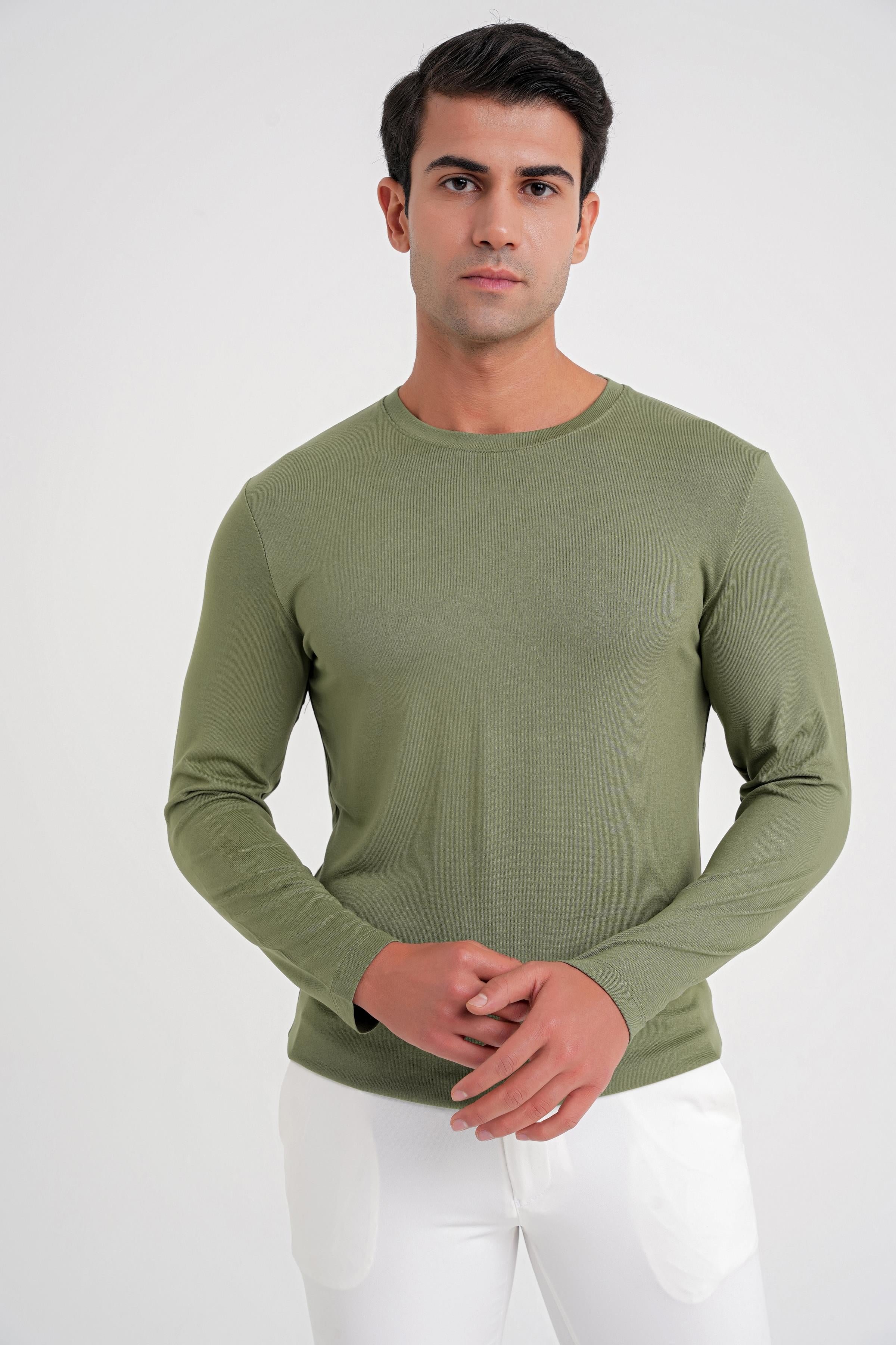 TS 870 T-SHIRT Slim A.HAKI CASUAL