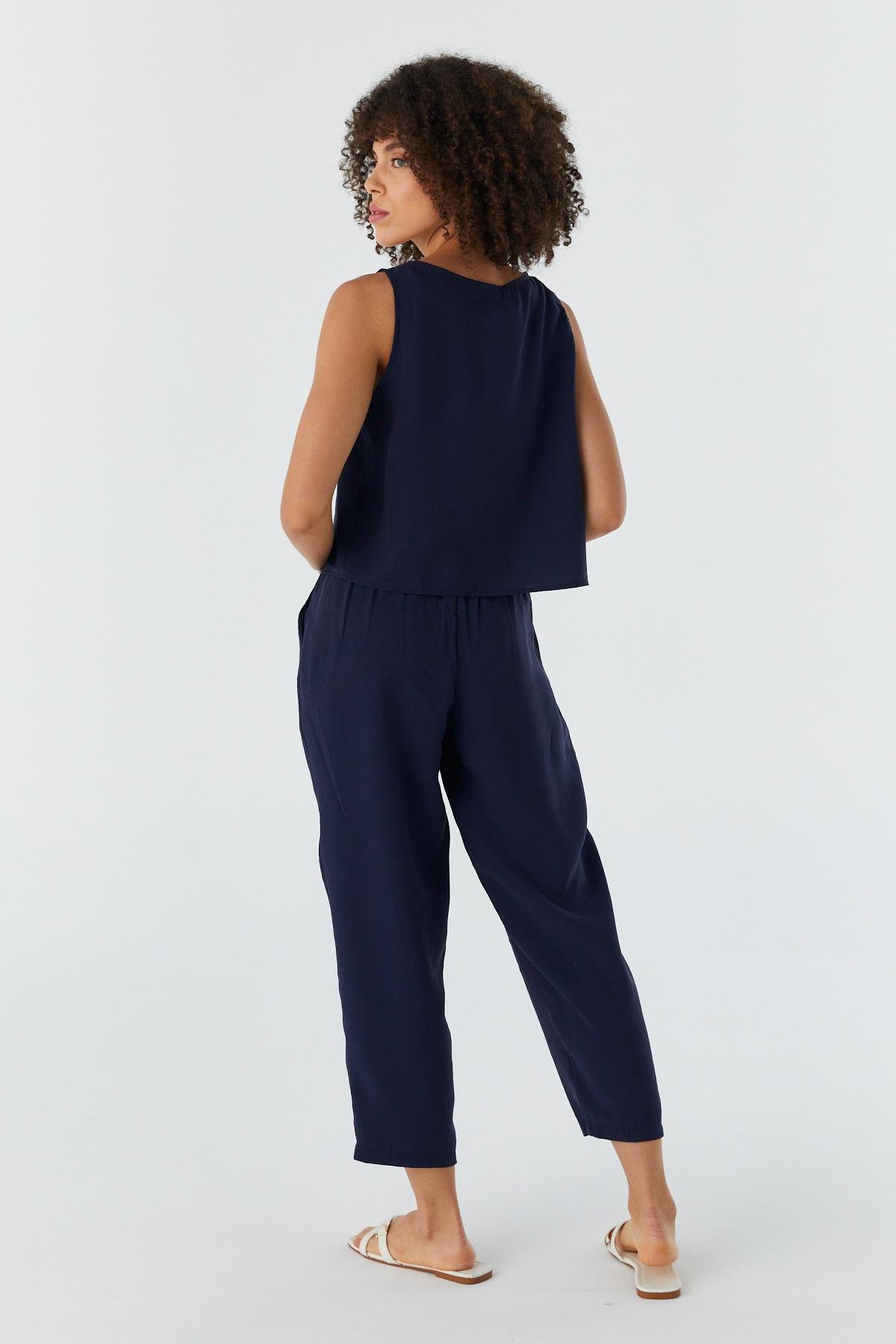 Askılı Bluz Pantolon Takım LACI