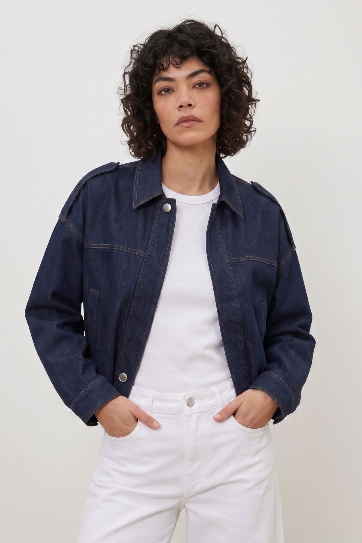 Denim Bomber Ceket LACI