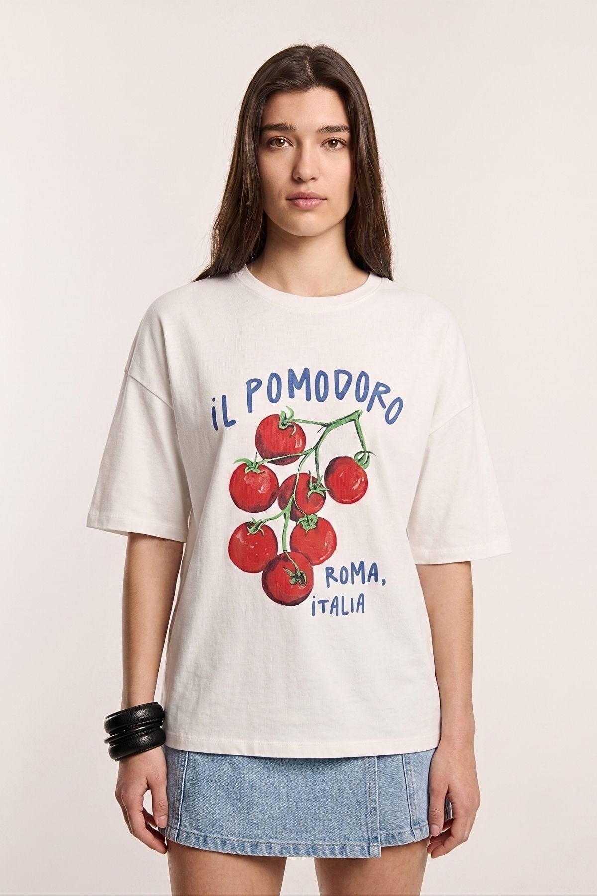 Il Pomodoro Tişört EKRU