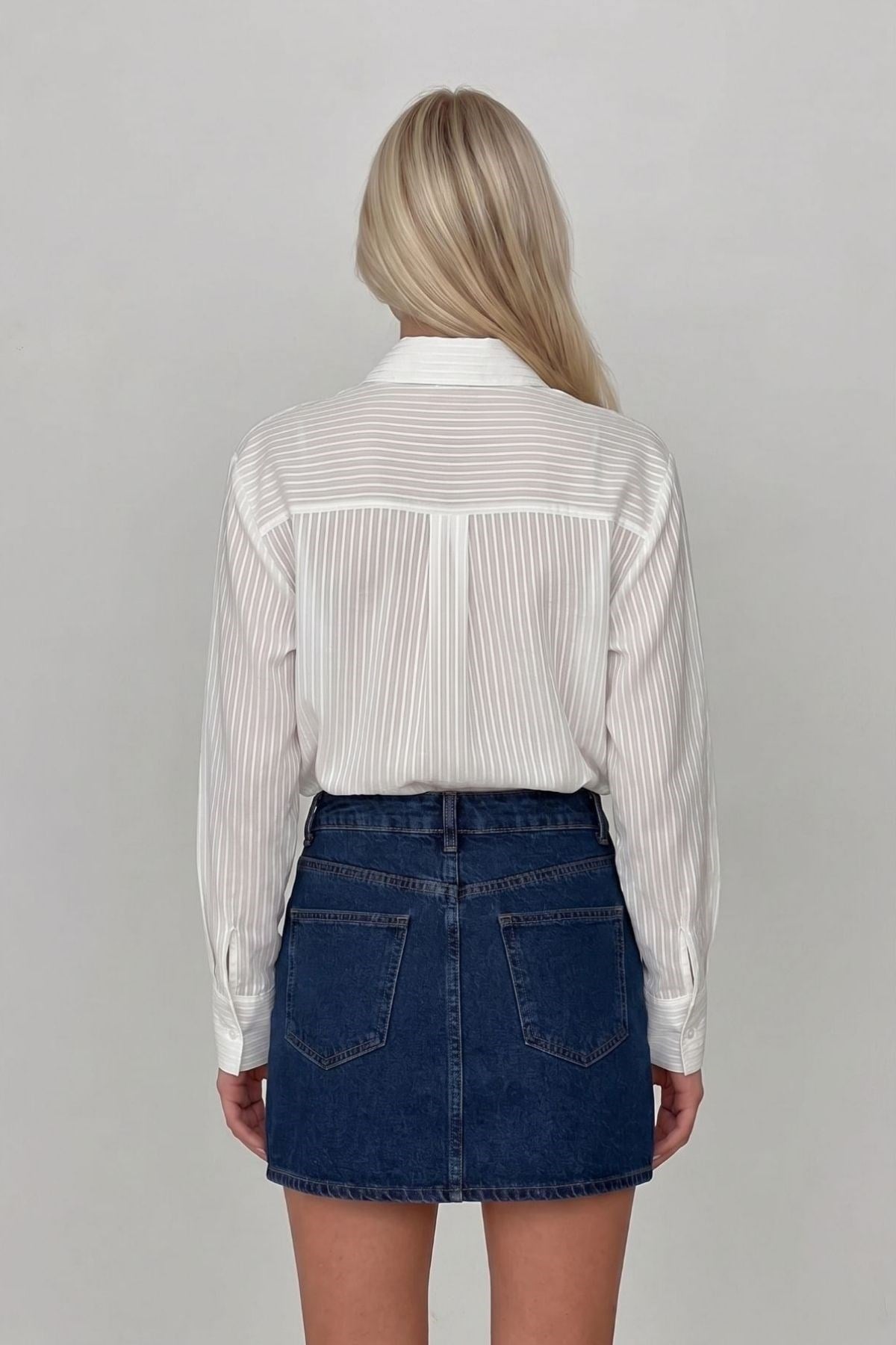 Oversize Gömlek BEYAZ