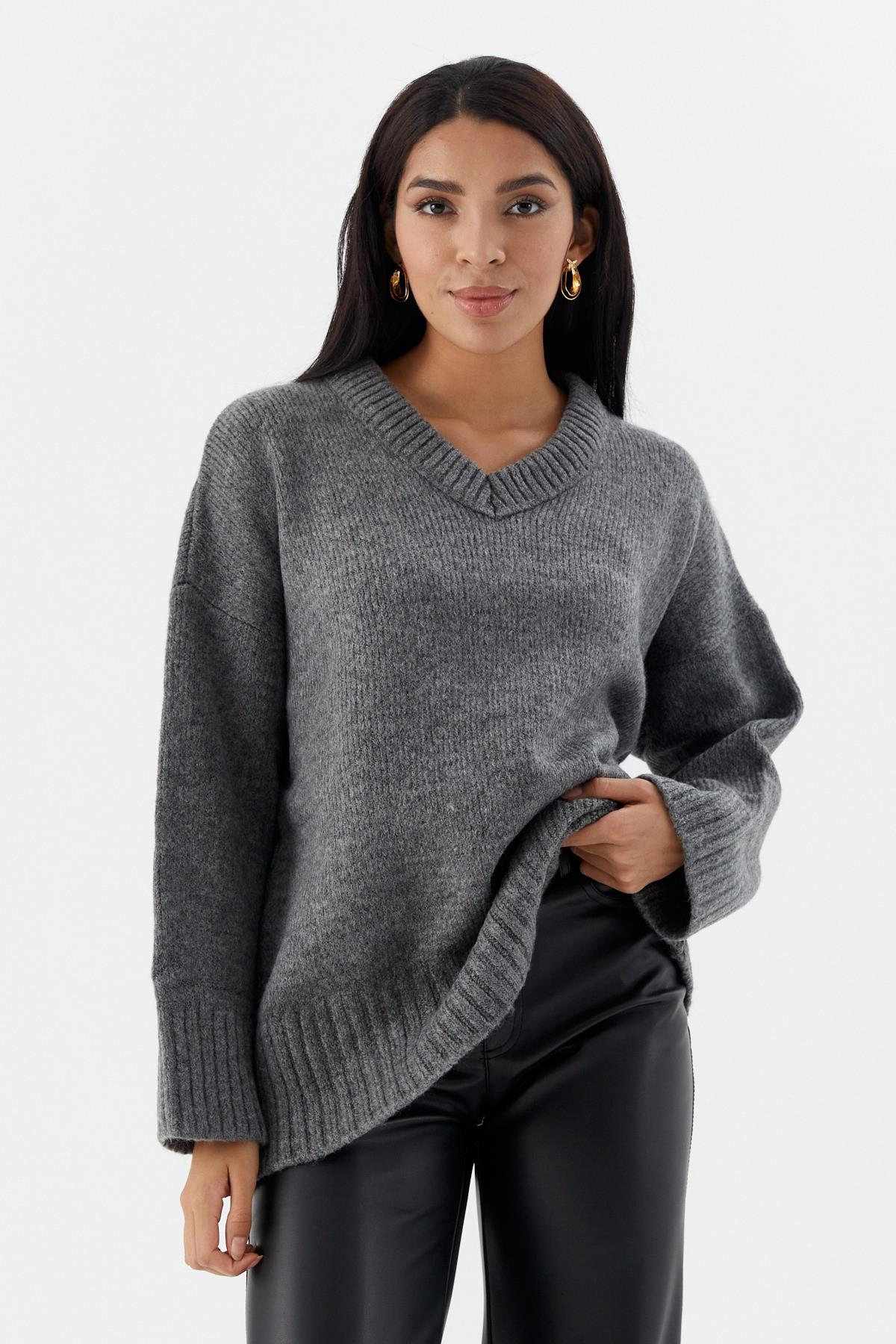 V Yaka Oversize Kazak ANTRASIT