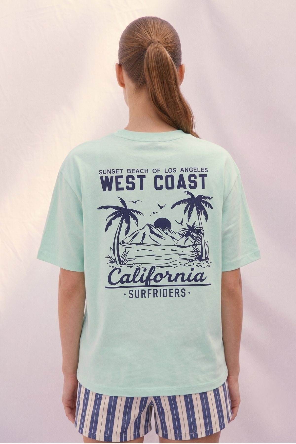 West Coast Oversize Tişört MINT