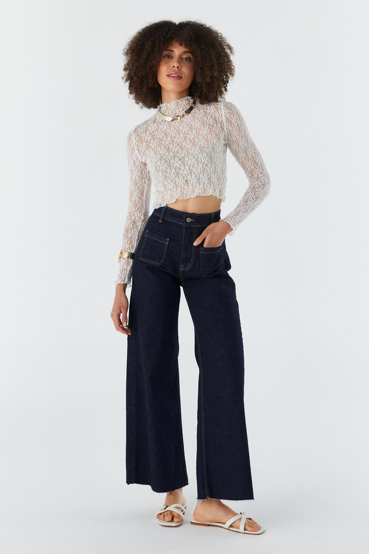 Wide Leg Pantolon LACI