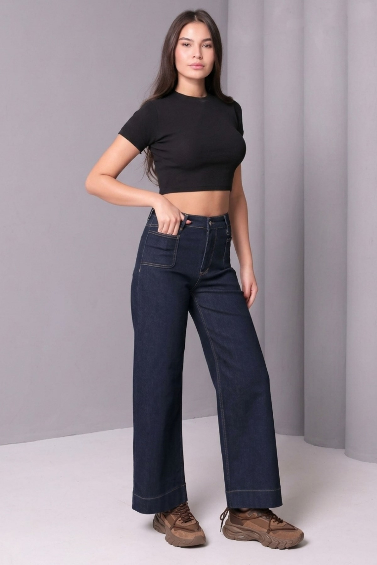 Wide Leg Yüksek Bel Jean LACI