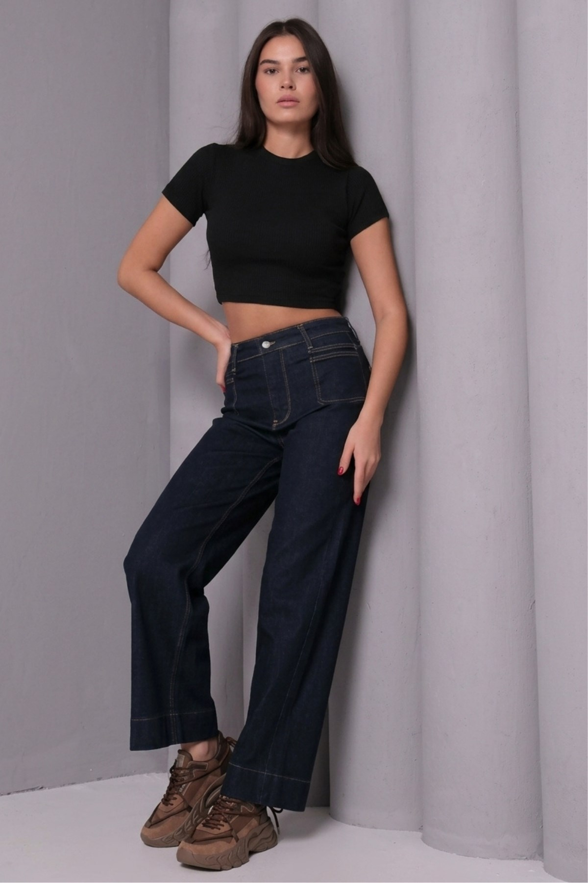 Wide Leg Yüksek Bel Jean LACI
