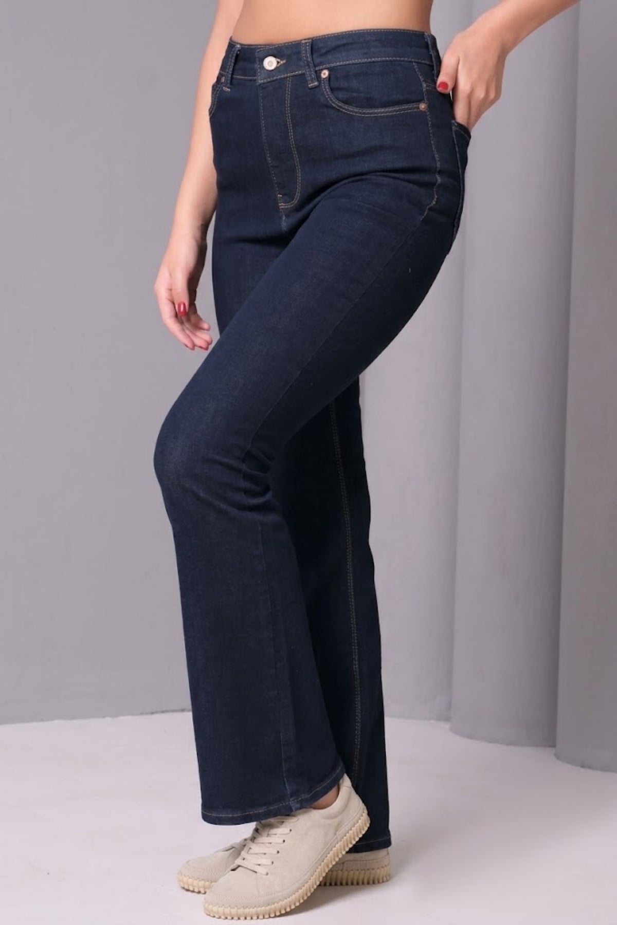 Yüksek Bel Flare Jean LACI