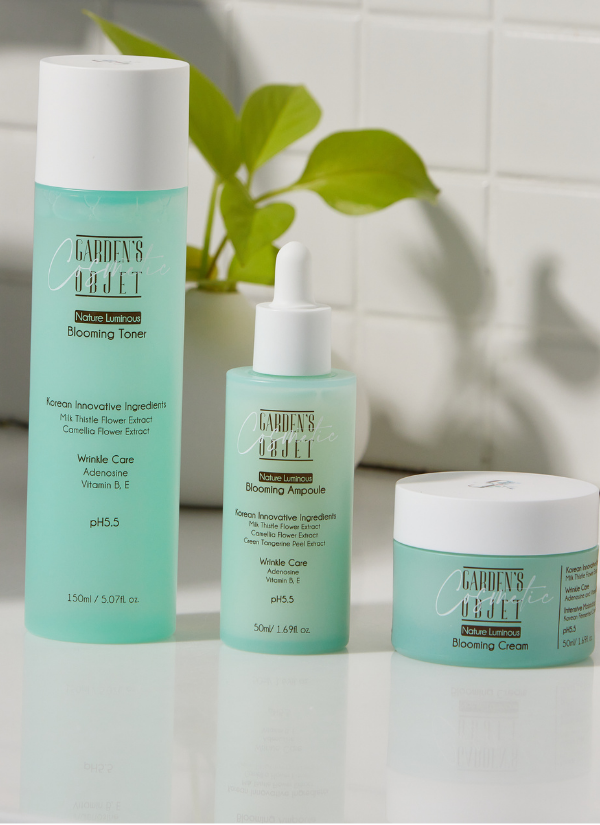 Garden's Objet Nature Luminous Blooming 3'lü Set | Doğal Parlaklık ve Yoğun Nemlendirme