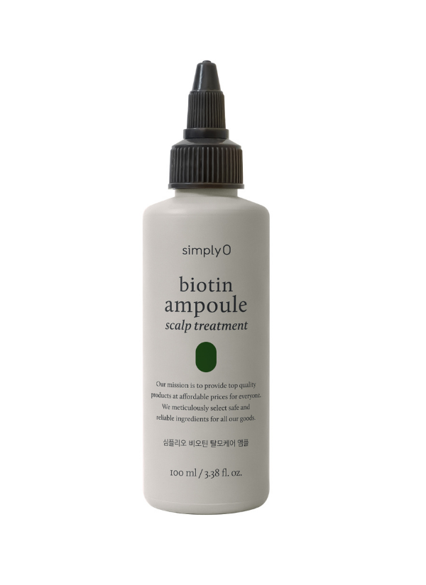 SimplyO Biotin Ampoule for Hair Loss 100ml | Saç Dökülmesine Karşı Güçlü ve Doğal Çözüm