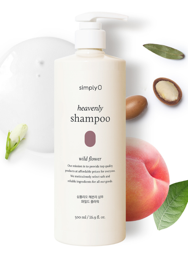 SimplyO Heavenly Shampoo Wild Flower | Doğal İçerikli ve Nemlendirici Kore Şampuanı