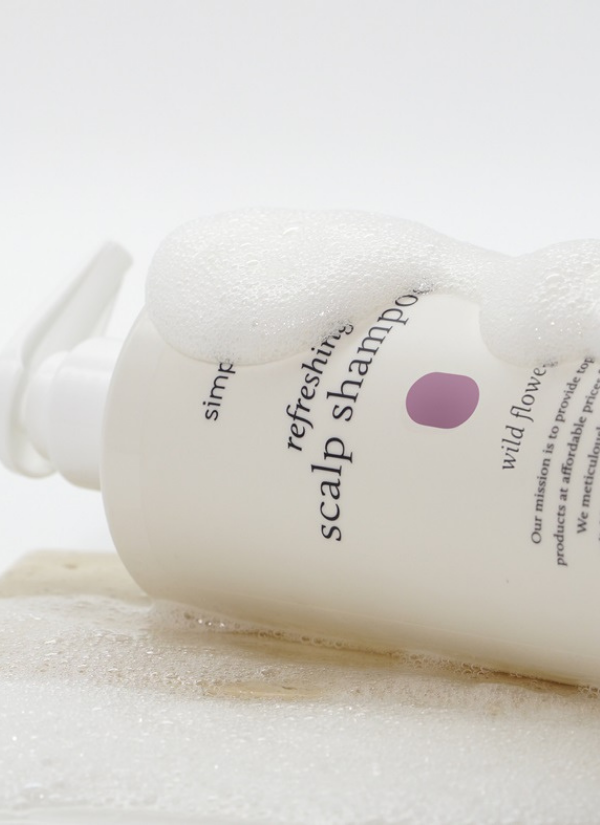 SimplyO Refreshing Scalp Shampoo Wild Flower 500ml | Saç Derisi ve Saç Bakımı İçin Doğal Çözüm