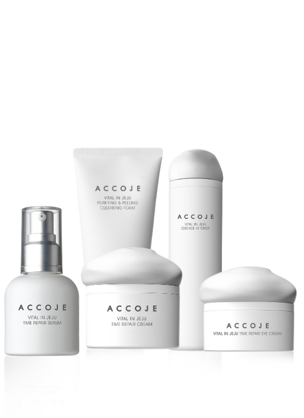 Vital in Jeju 5'li Set | Cilt Onarımı ve Nemlendirme İçin Komple Kore Cilt Bakımı