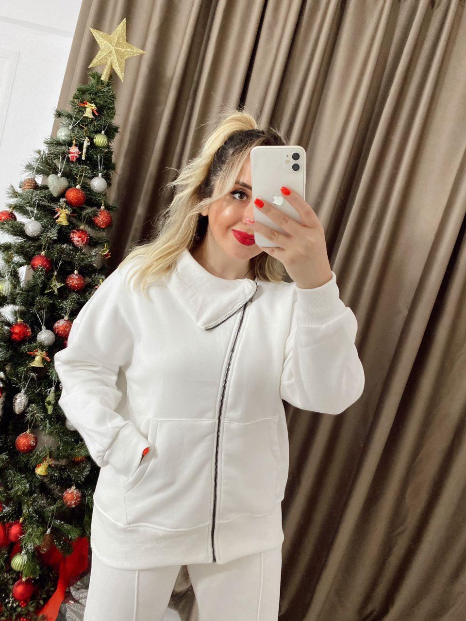 ASİMETRİK DETAYLI SWEATSHİRT