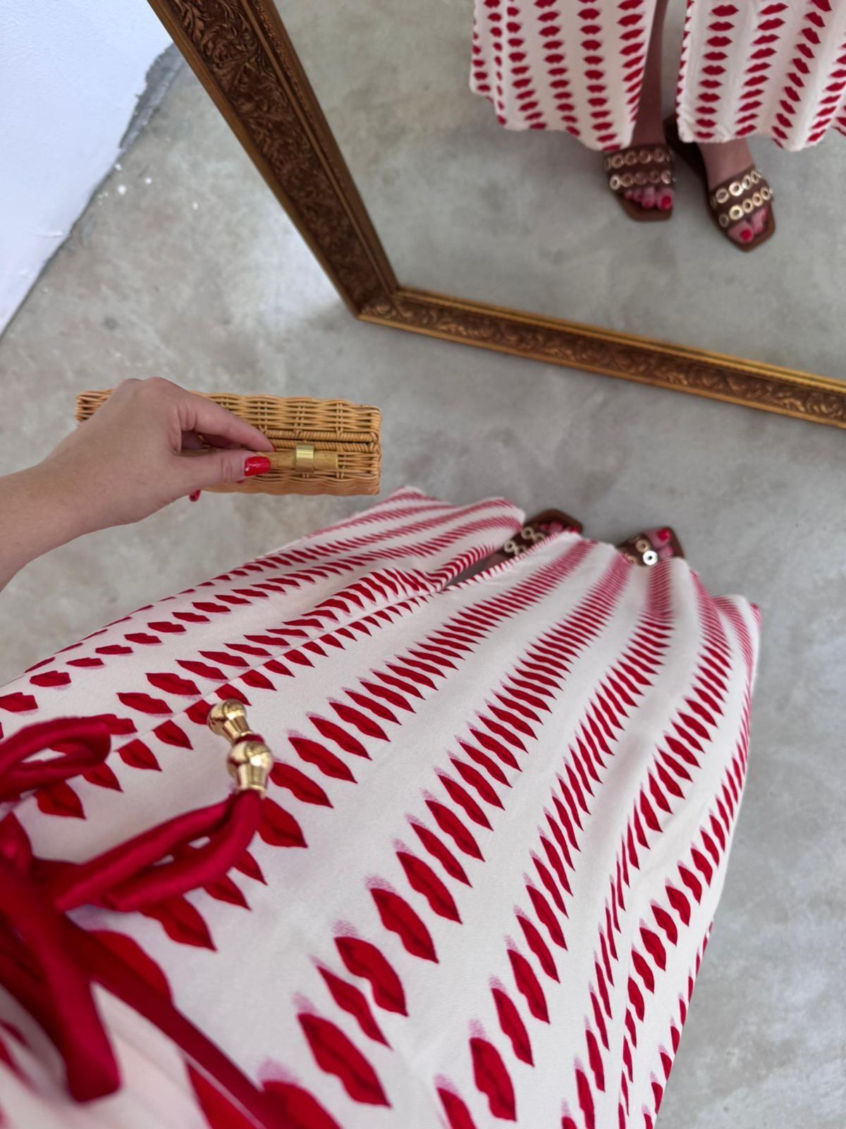 BALON KOL ÖPÜCÜK DESEN ELBİSE