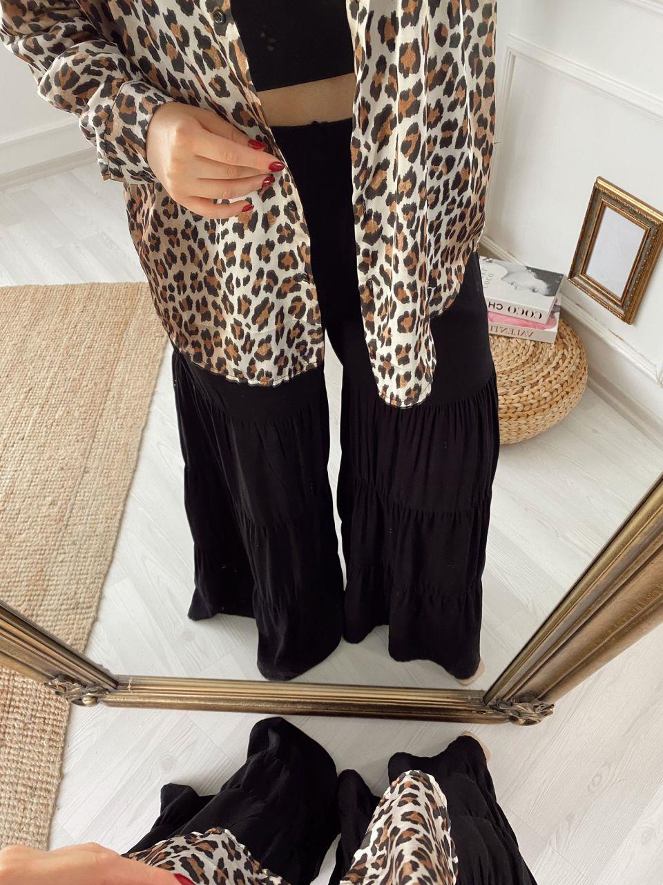 BELİ LASTİKLİ İSPANYOL PANTOLON