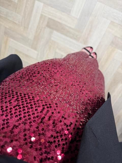 Bordo Midi Boy Payet Etek