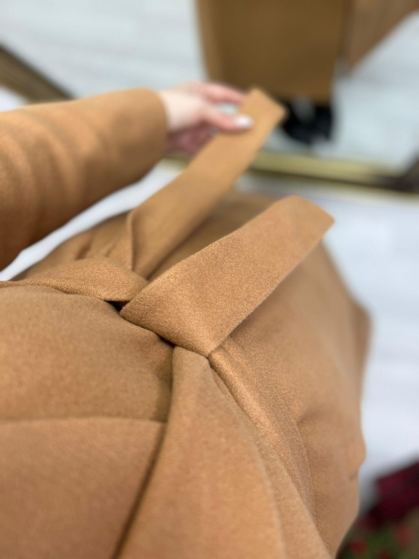 CAMEL RENK  KAŞE KABAN