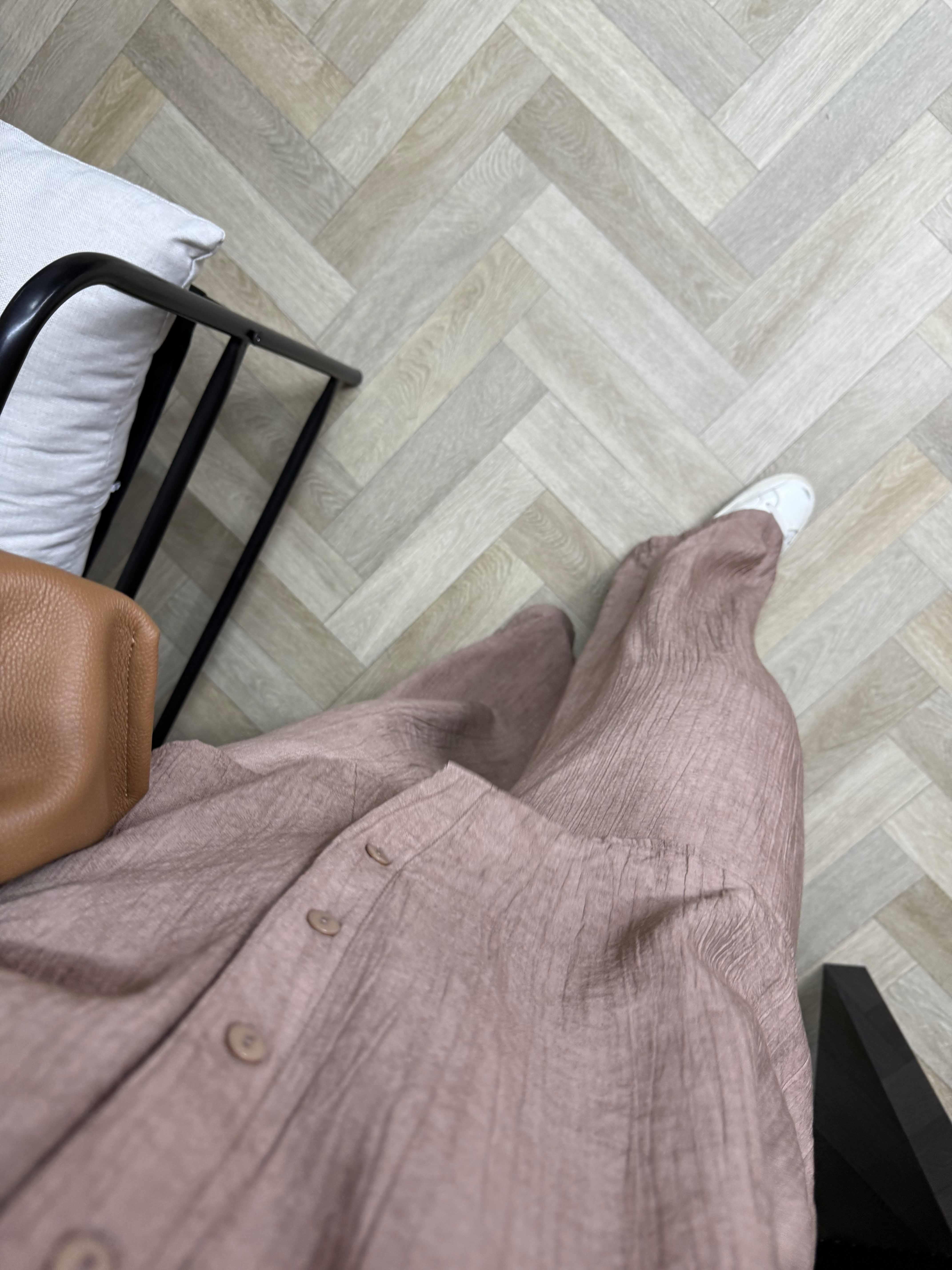 Elina Arkası Fiyonk Detaylı Tasarım Takım Pudra