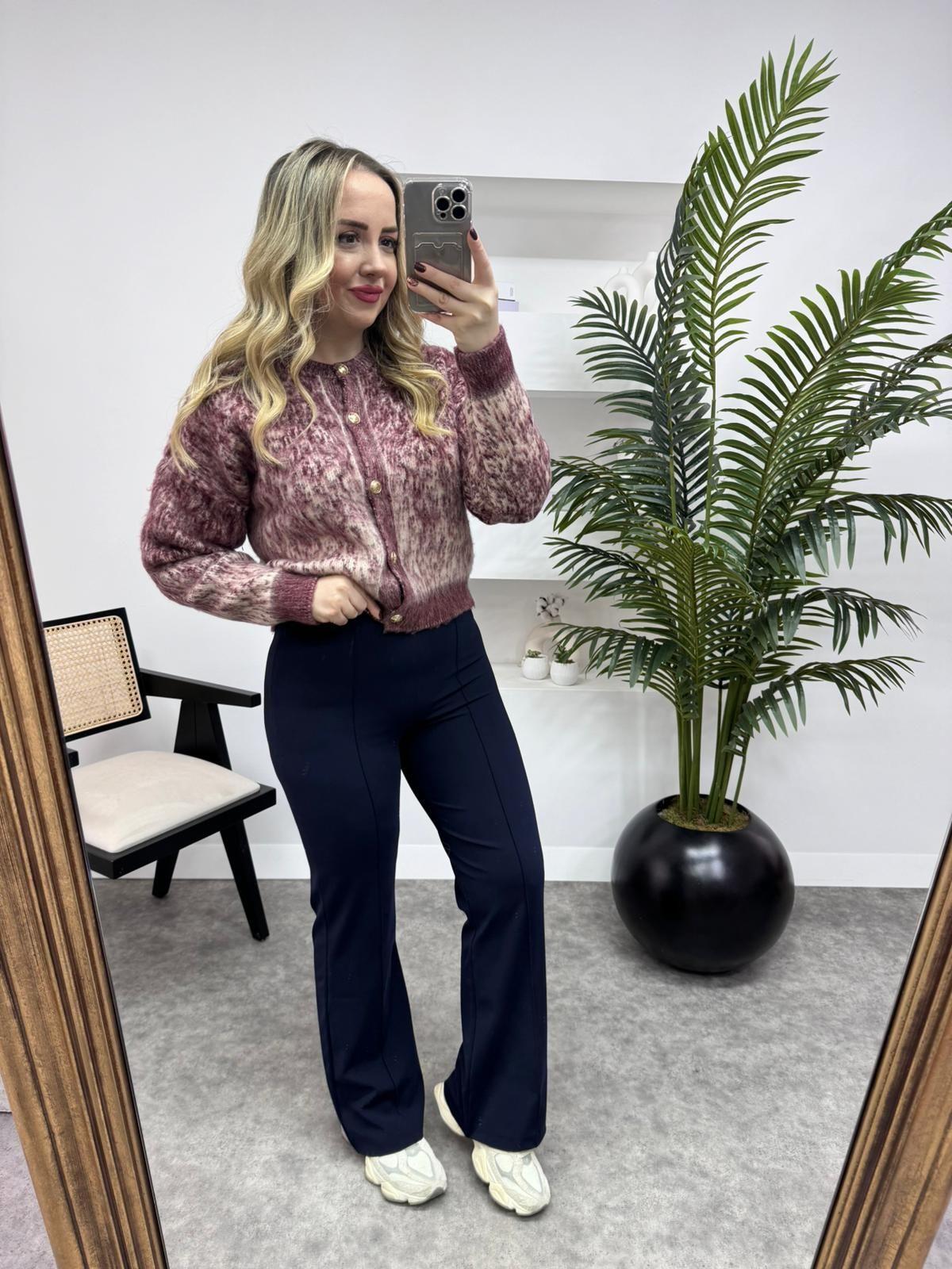 GOLD DÜĞMELİ TASARIM BORDO HIRKA