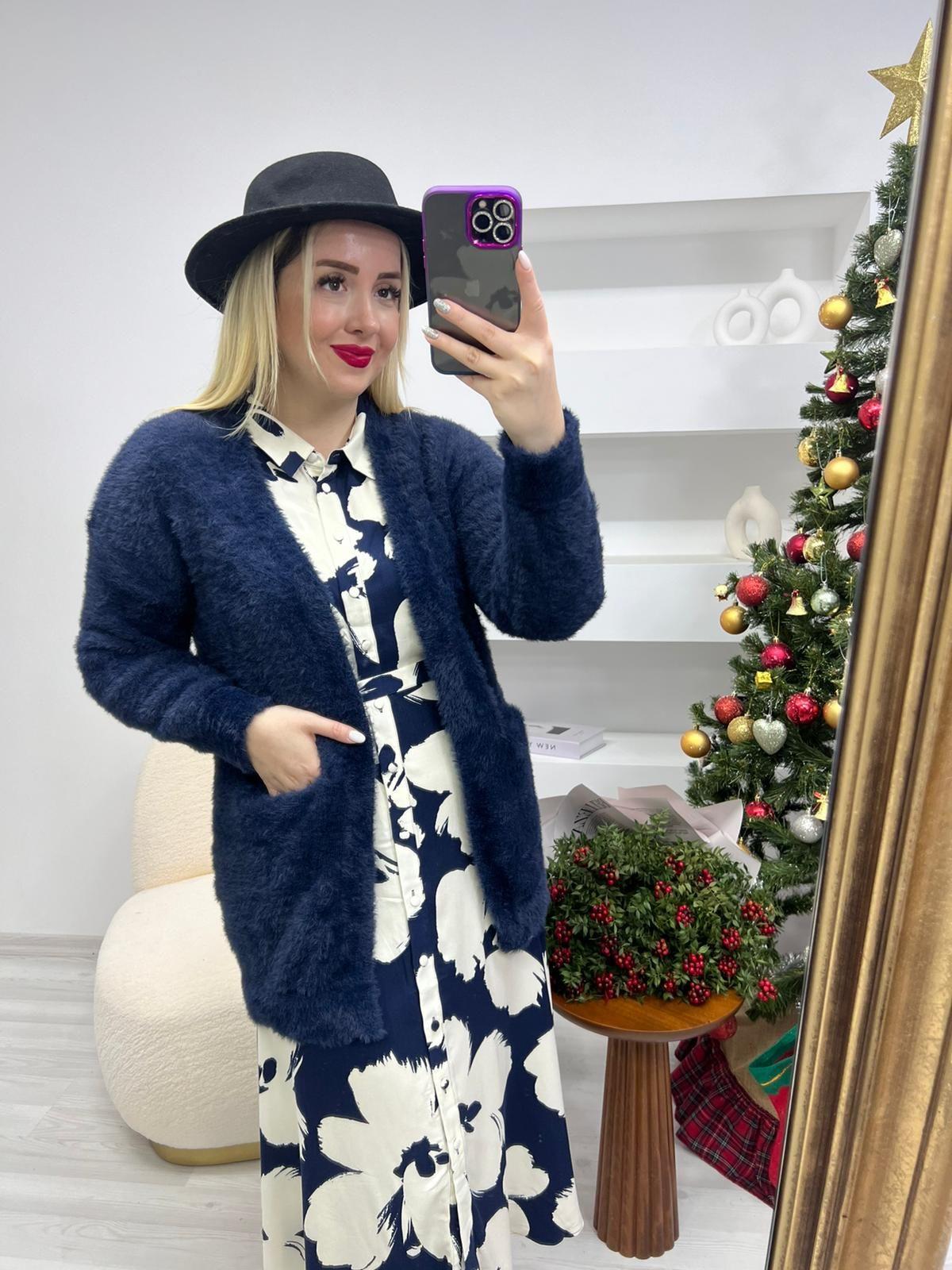 LADY LACİVERT YUMOŞ HİRKA