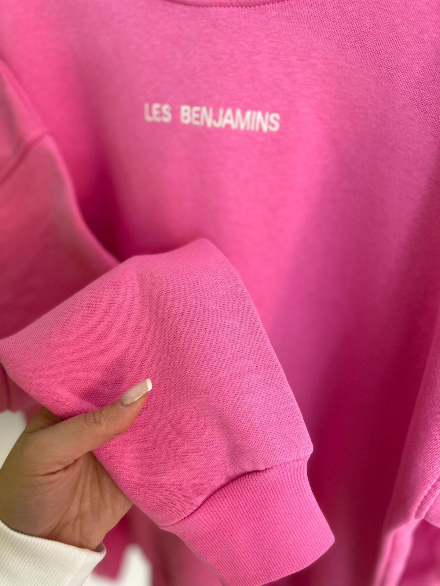 LB NAKİŞLİ PEMBE SWEATSHİRT