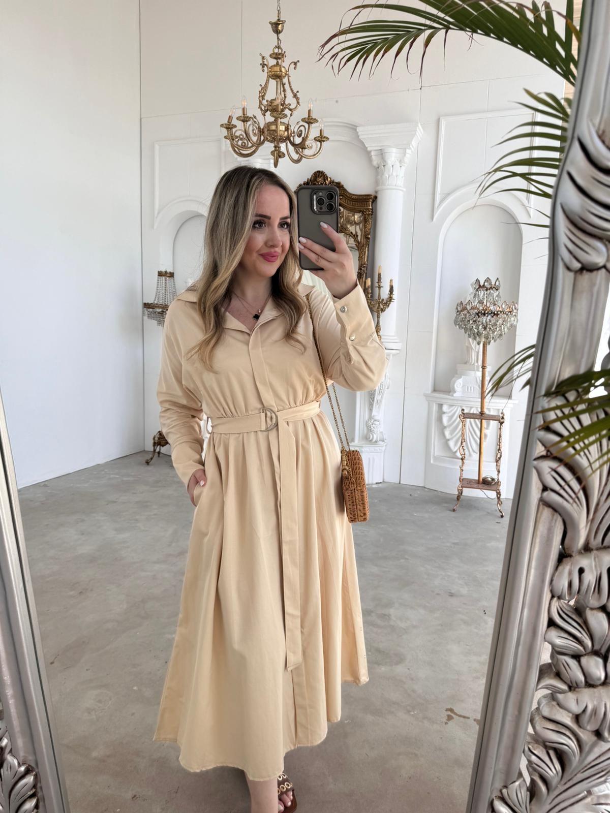 MATİLDA PAMUK UZUN KOLLU BEJ RENK