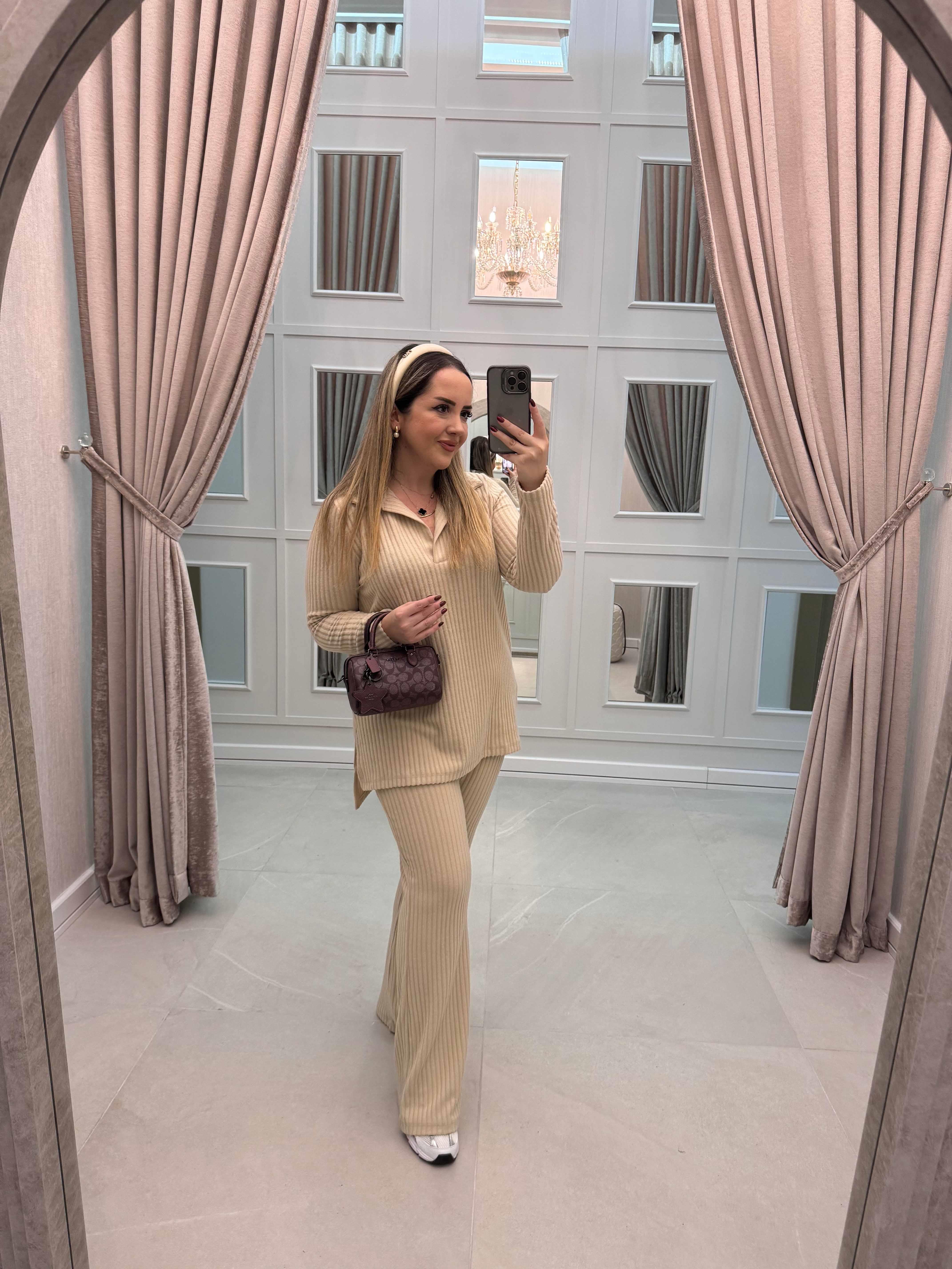 Milan Yumoş Özel Üretim Polo Yaka Takım Ekru