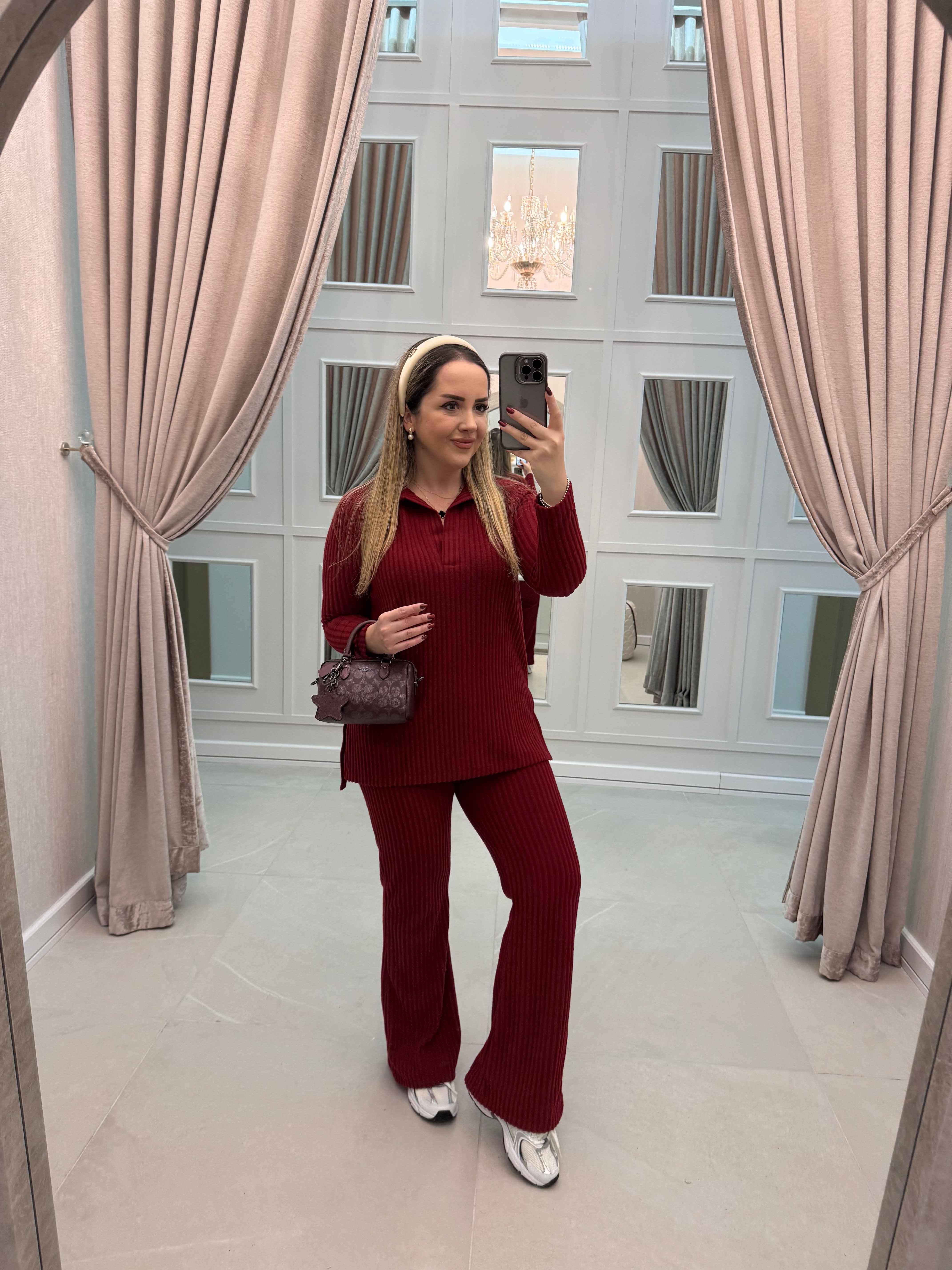 Milan Yumoş Özel Üretim Polo Yaka Takım Bordo