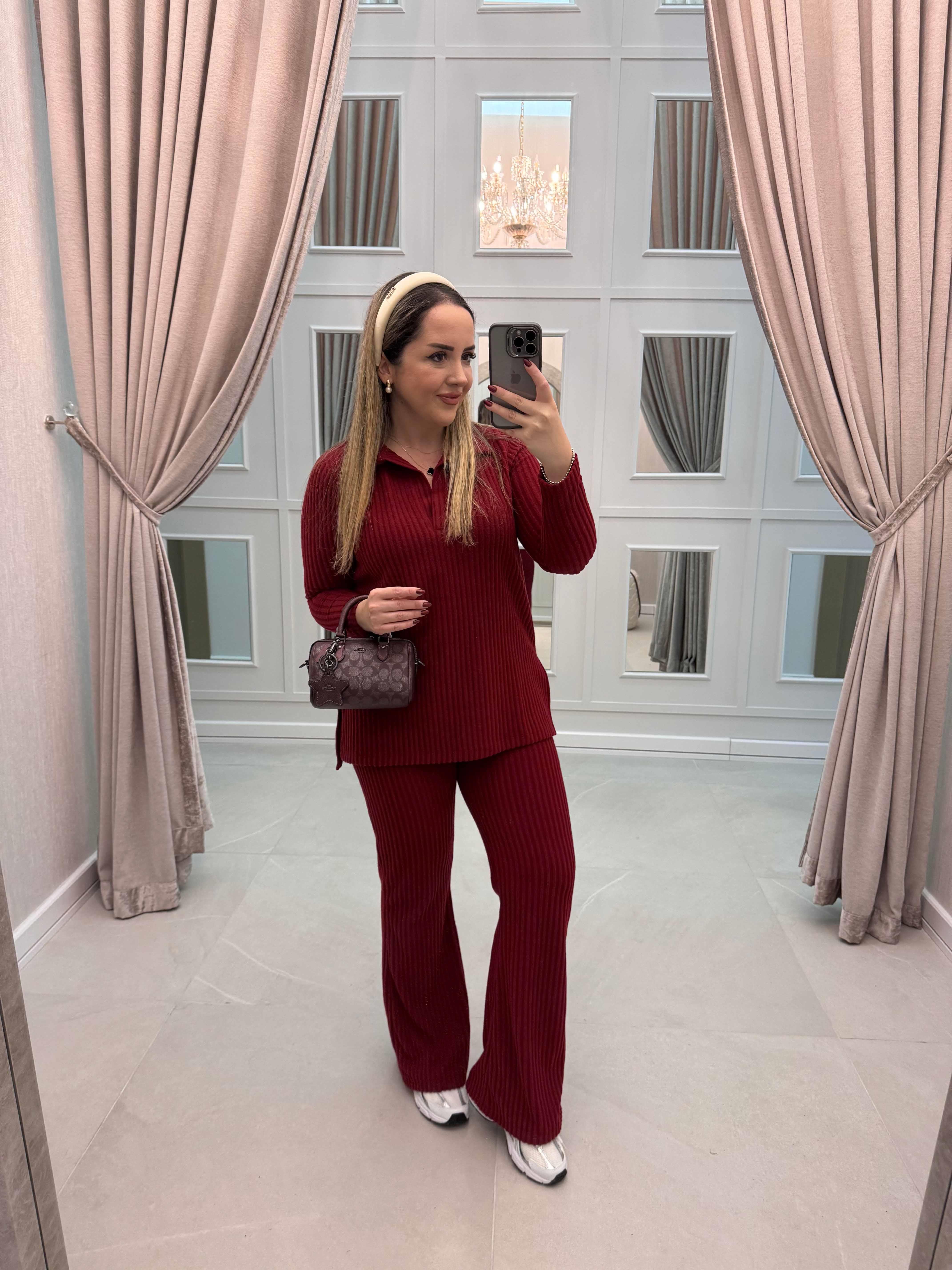 Milan Yumoş Özel Üretim Polo Yaka Takım Bordo