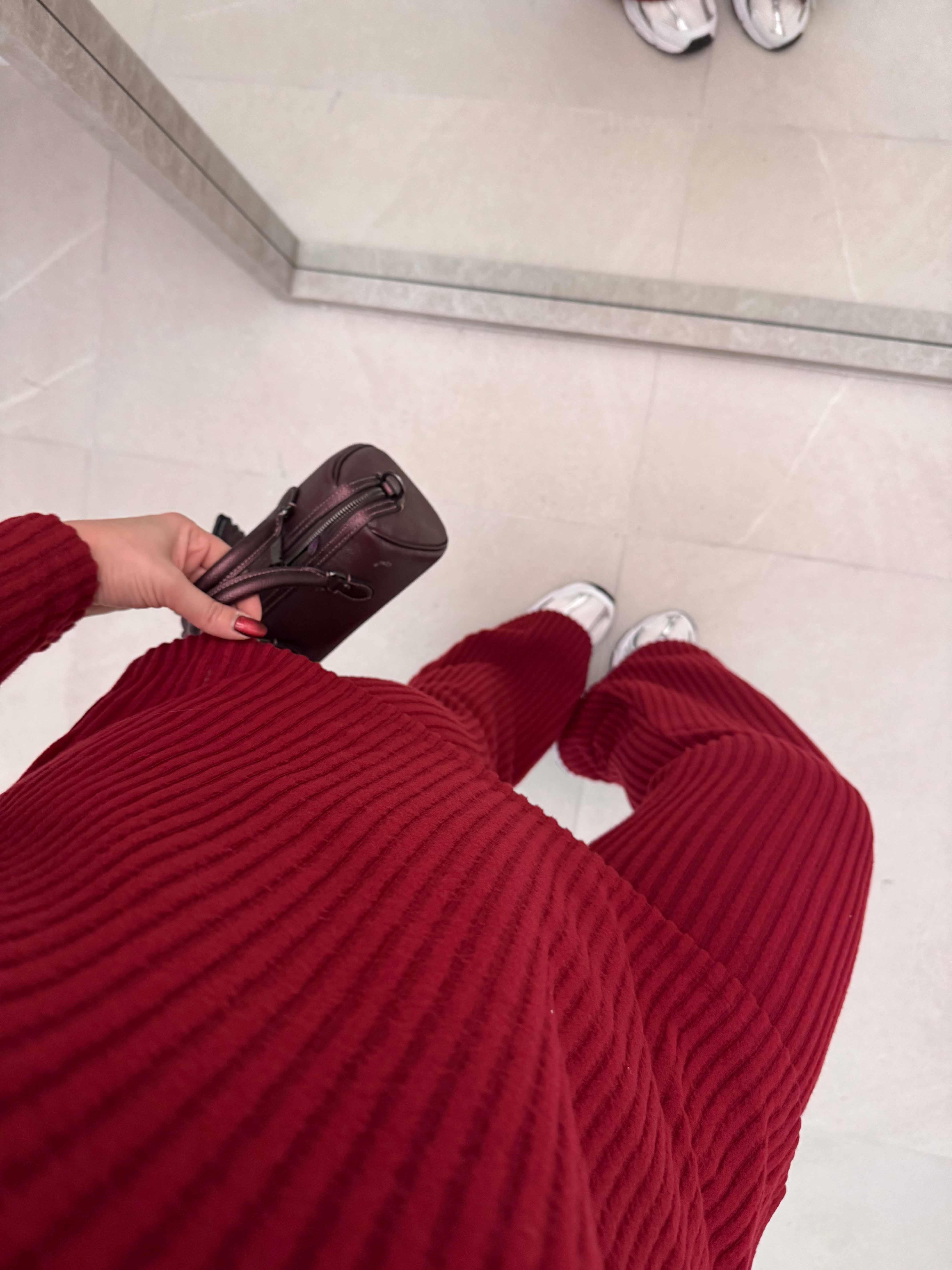 Milan Yumoş Özel Üretim Polo Yaka Takım Bordo