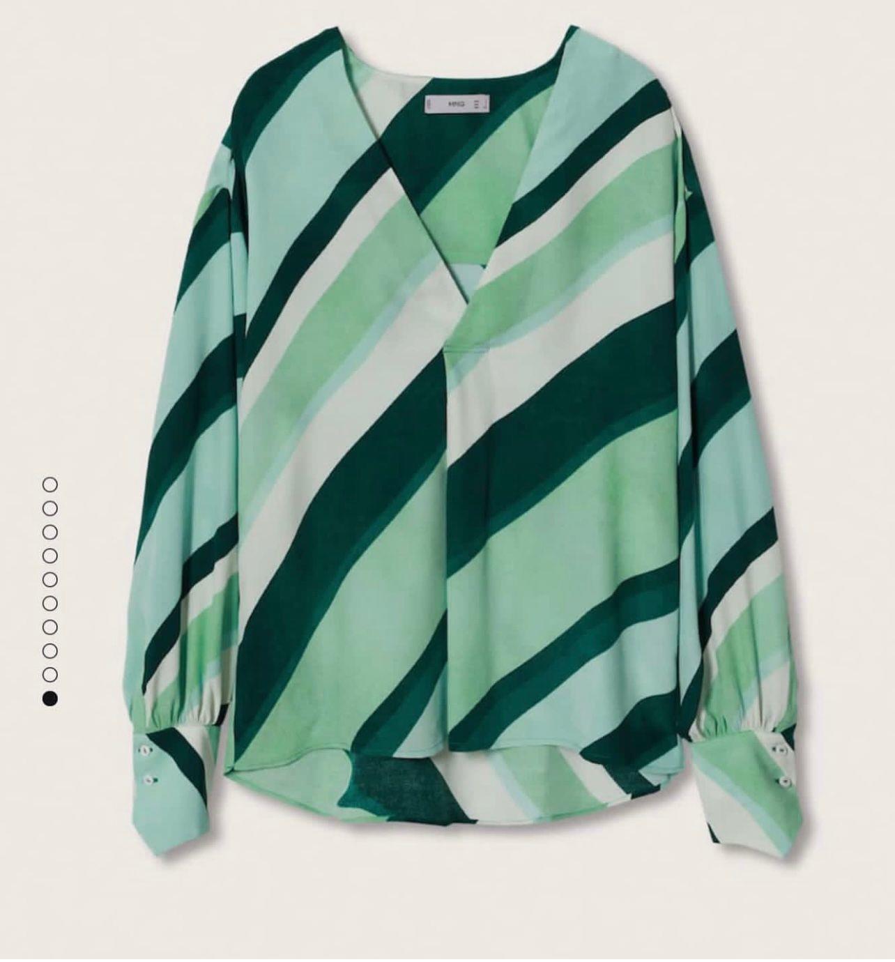 MNG YEŞİL DESENLİ GÖMLEK