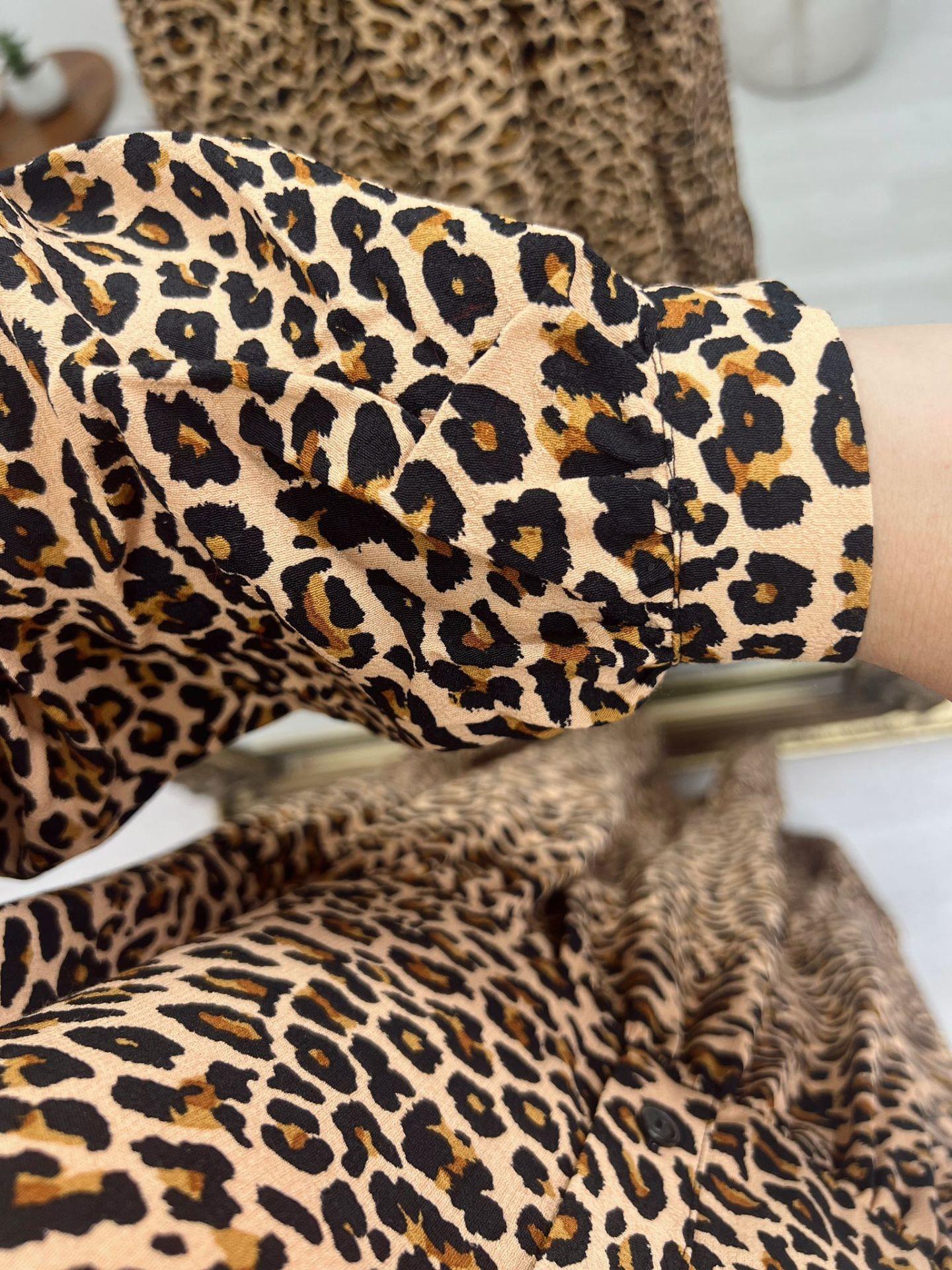 ORJ MARKA LEOPAR ELBİSE