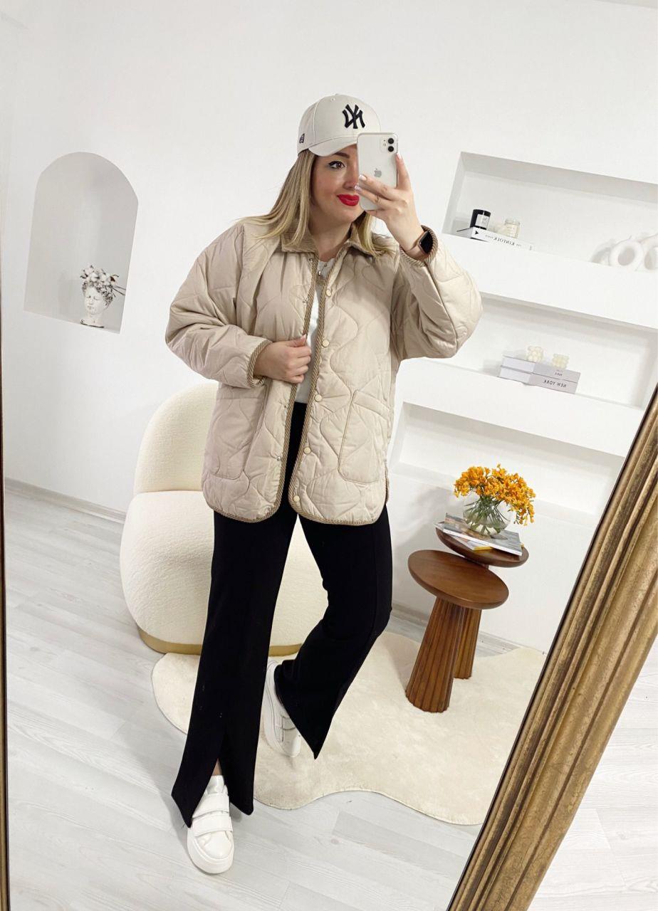 PAÇA DETAYLI BELİ LASTİKLİ KUMAŞ PANTOLON