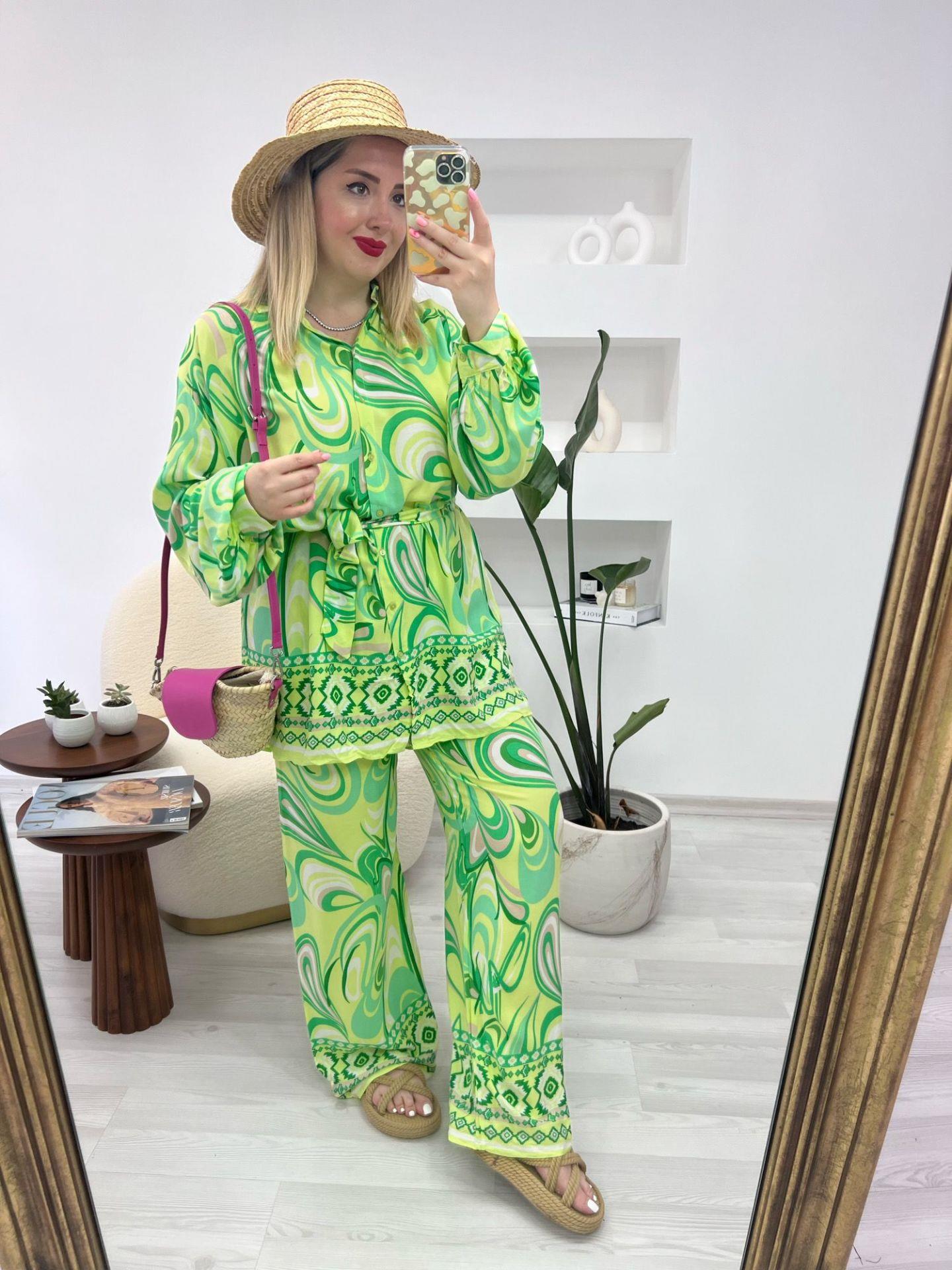 PETRA PAMUK VİSKON TAKIM YEŞİL