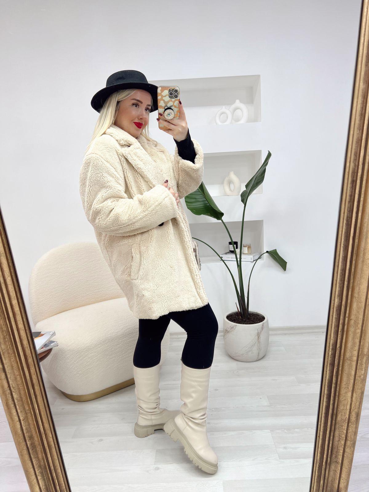 PREMİUM TEDDY KABAN EKRU