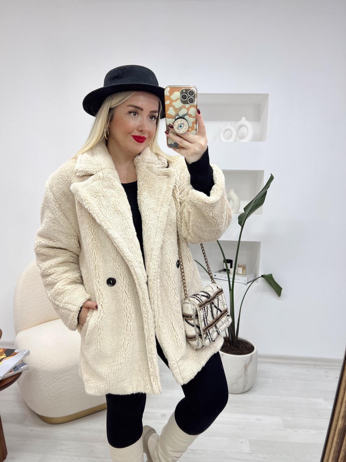 PREMİUM TEDDY KABAN EKRU