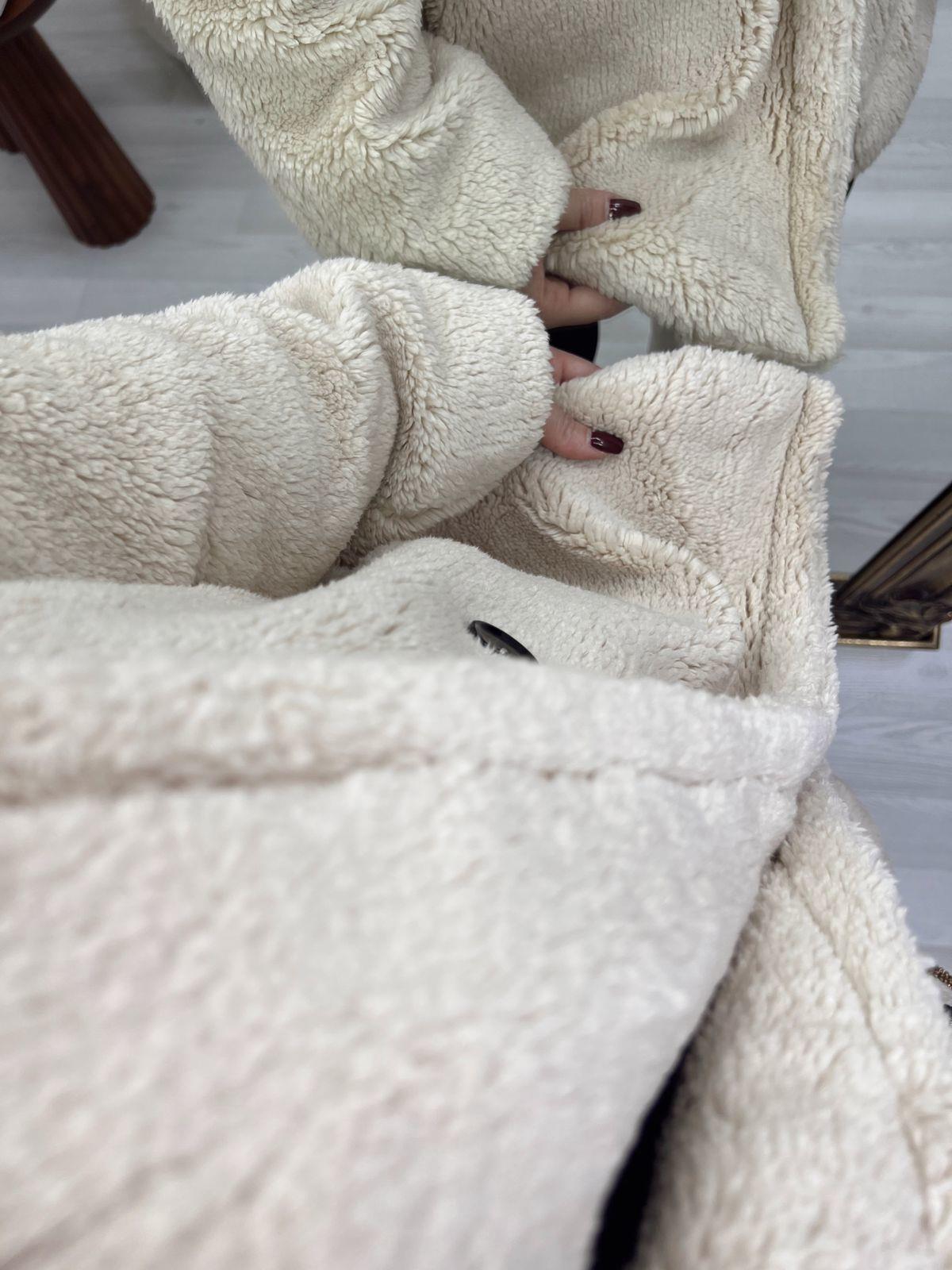 PREMİUM TEDDY KABAN EKRU