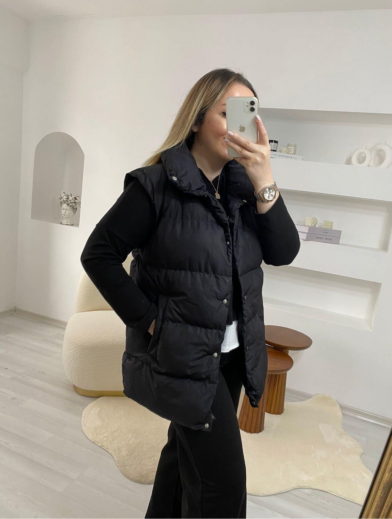 RİTA KAPÜŞONSUZ ŞİŞME YELEK