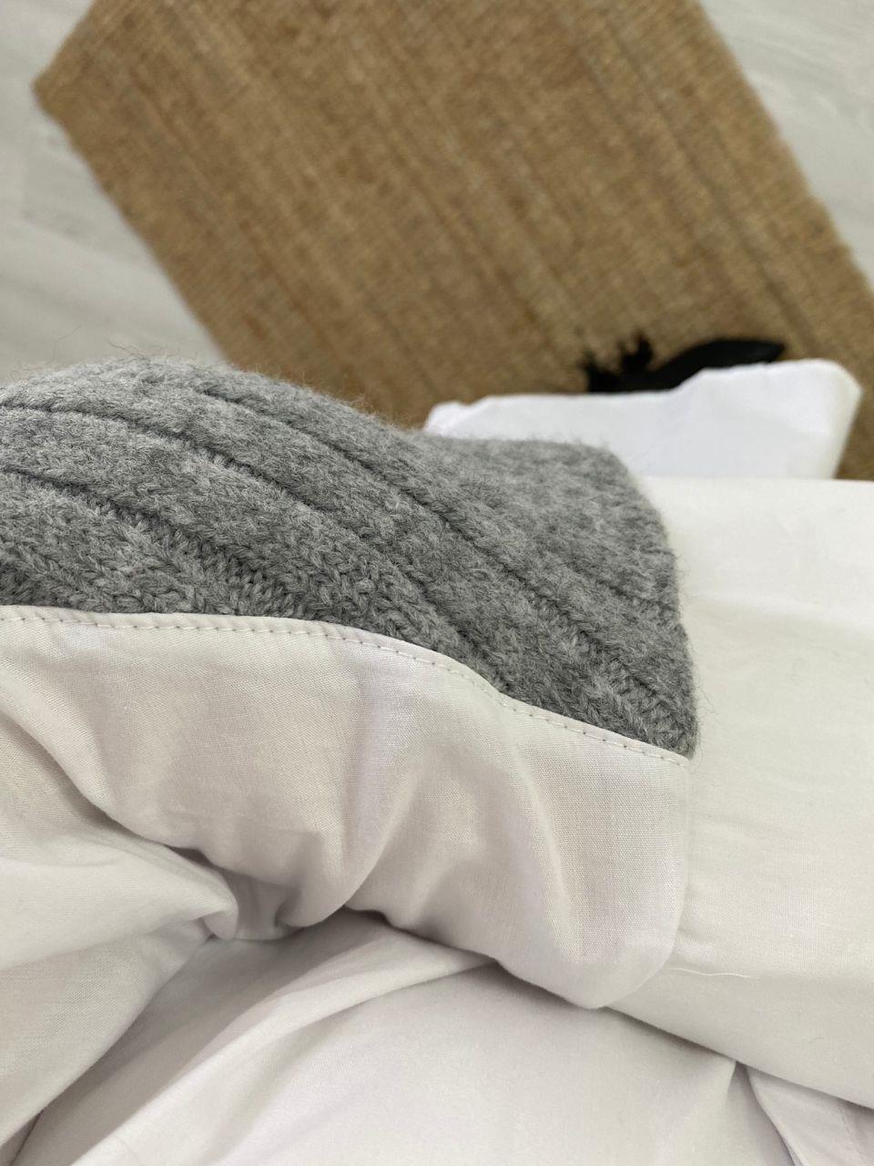 TRİKO DETAYLI TASARIM GÖMLEK