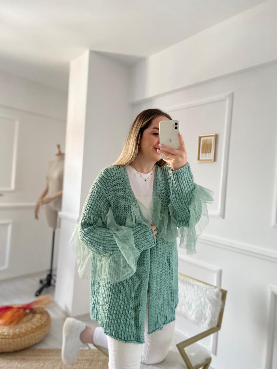 TÜL DETAY HIRLA MİNT