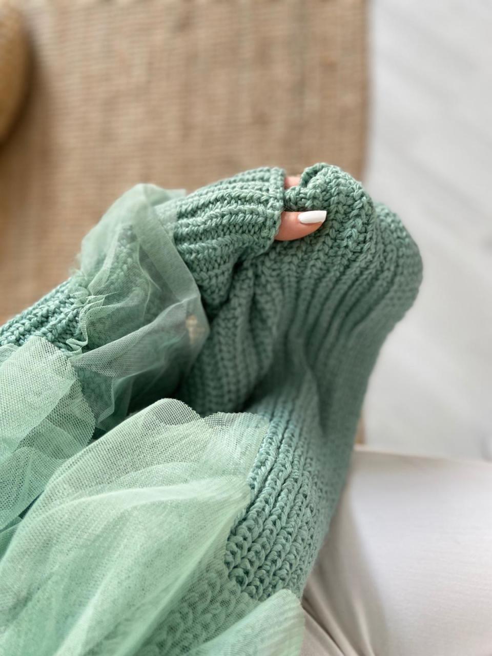 TÜL DETAY HIRLA MİNT