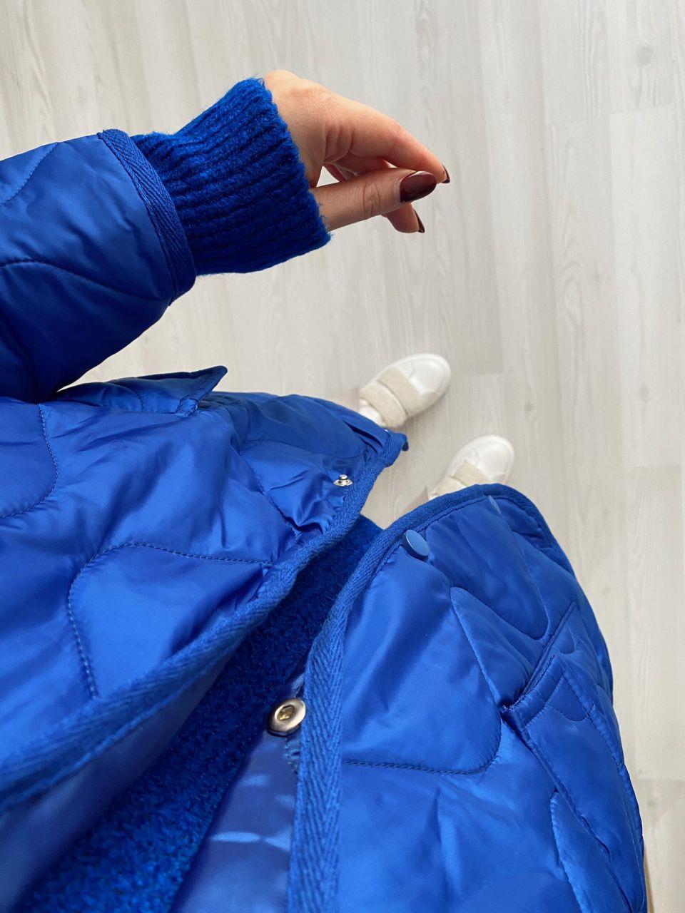 ZARA KAPİTONE SAKS MAVİ CEKET
