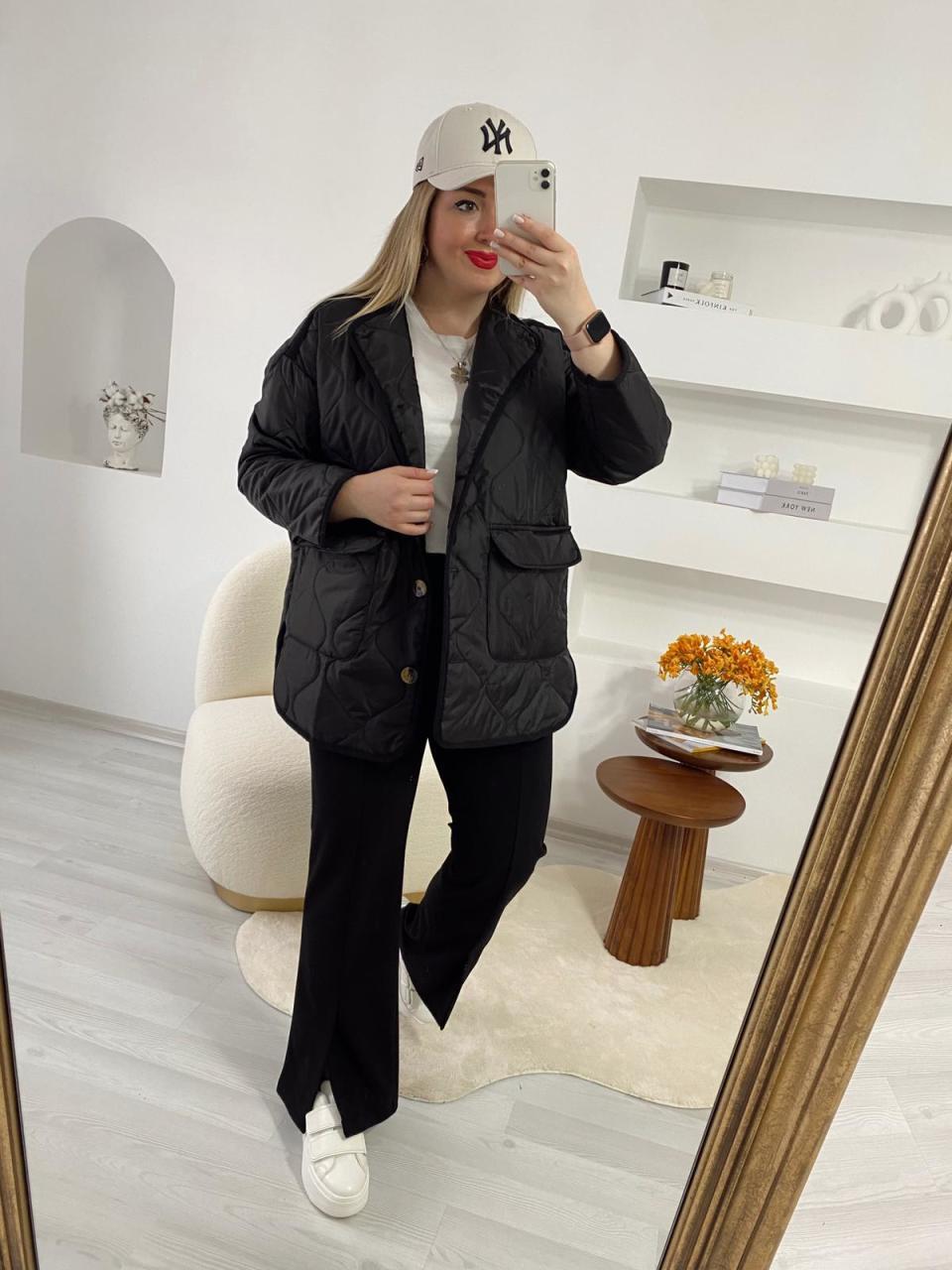 ZARA KAPİTONE SİYAH MEVSİMLİK CEKET