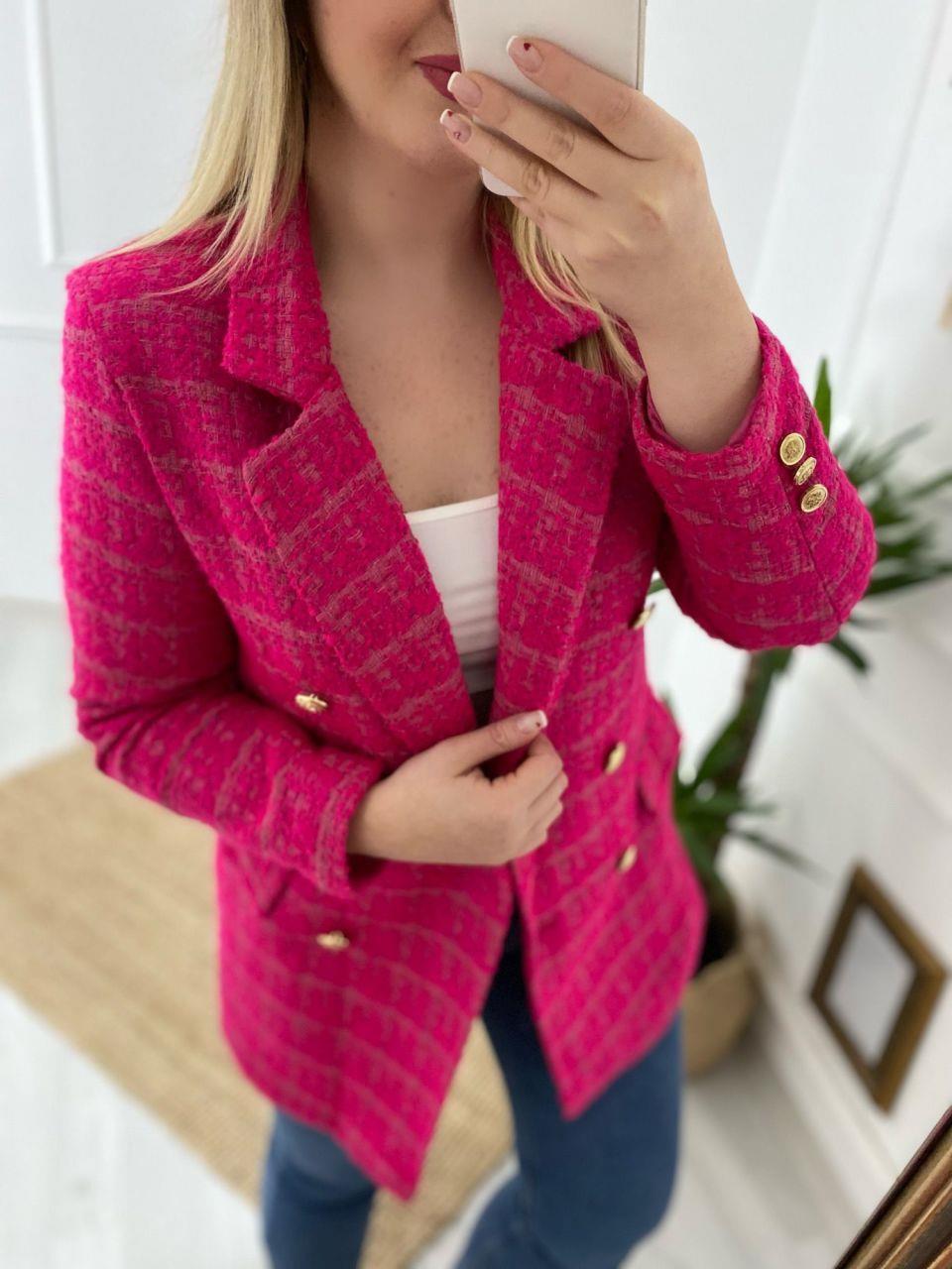 ZARA MODEL PEMBE TÜVİT CEKET