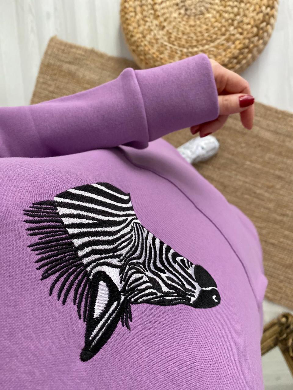 ZEBRA DETAYLI PEMBE TAKIM