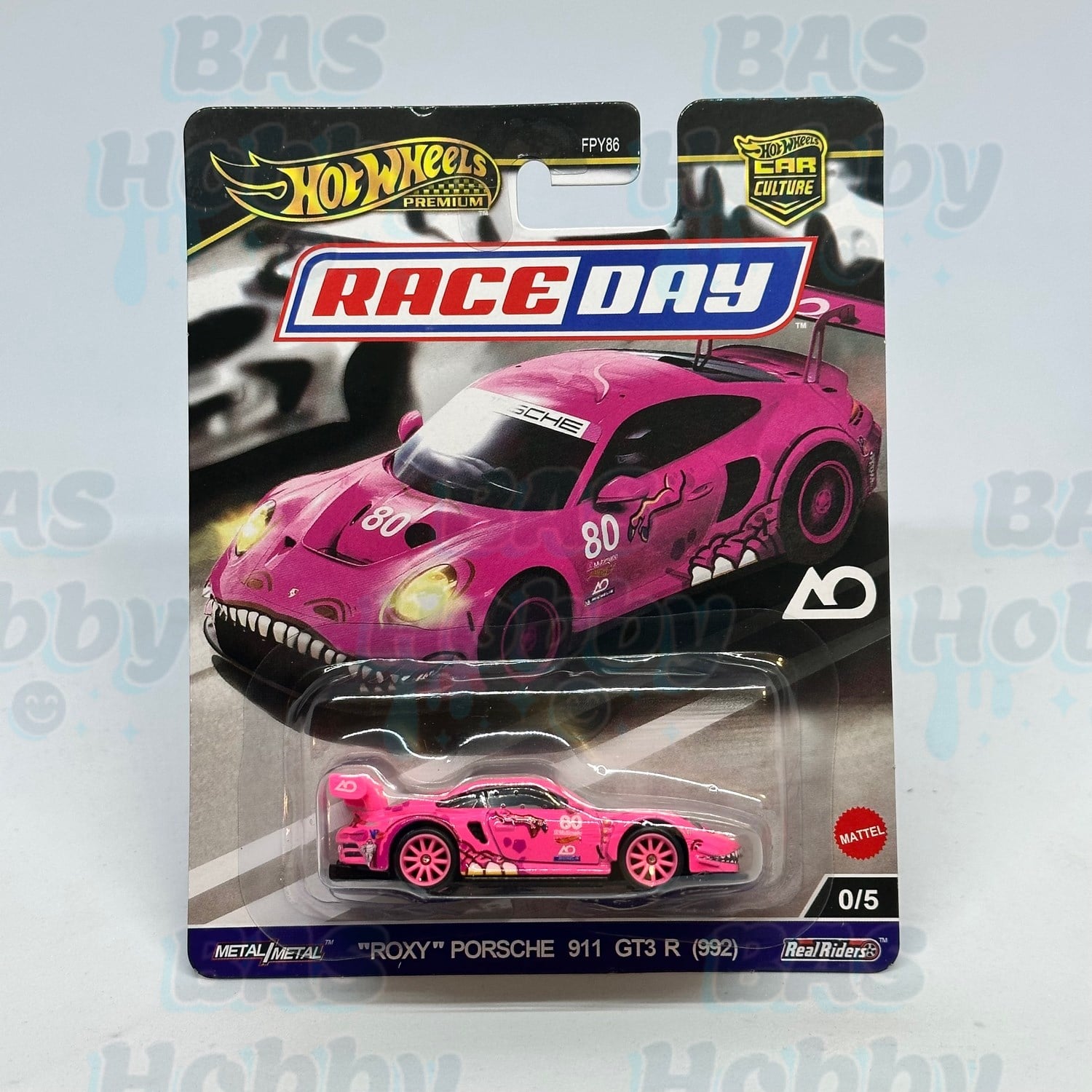 (CUSTOM) Hot Wheels Premium ROXY Porsche 911 GT3 R (992)