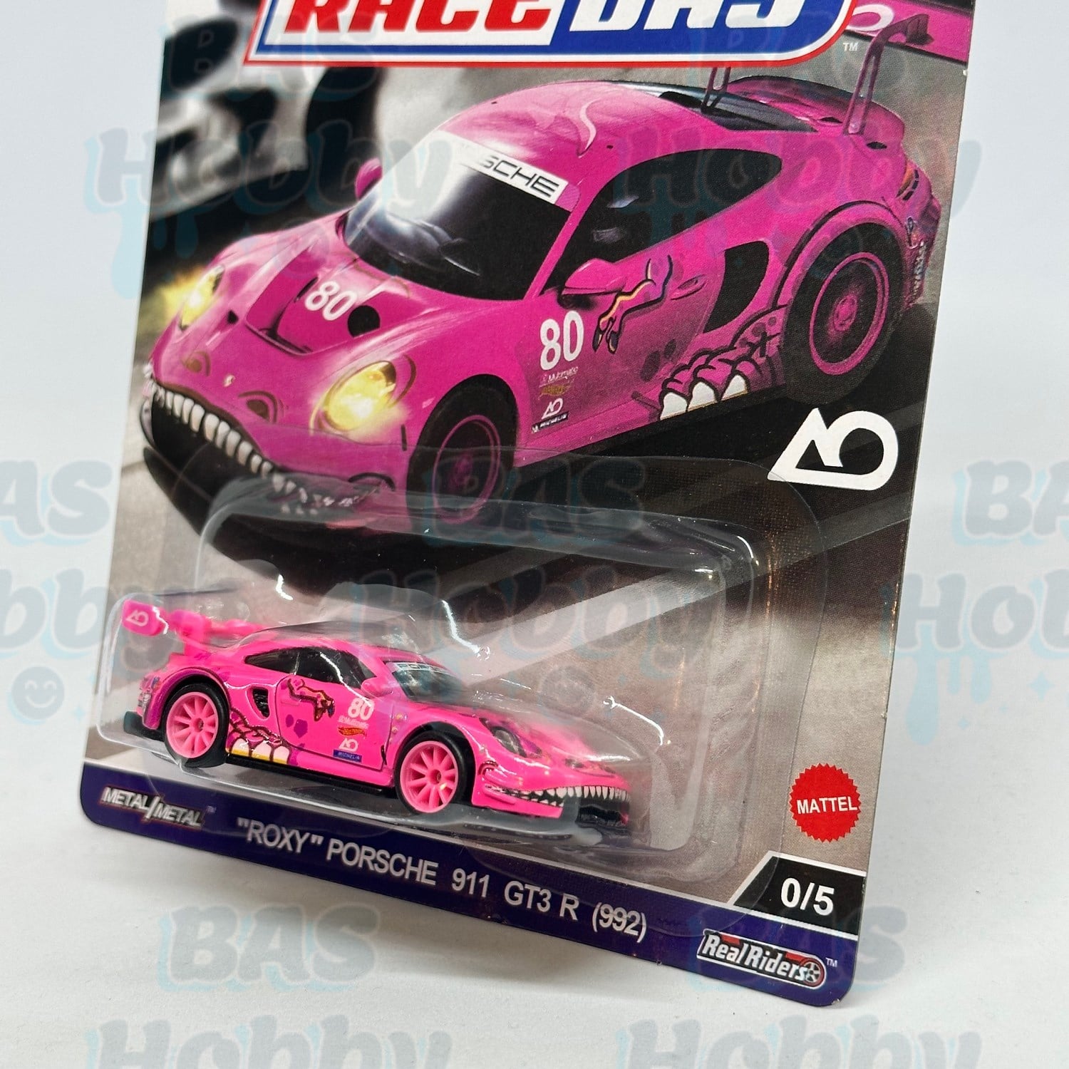 (CUSTOM) Hot Wheels Premium ROXY Porsche 911 GT3 R (992)