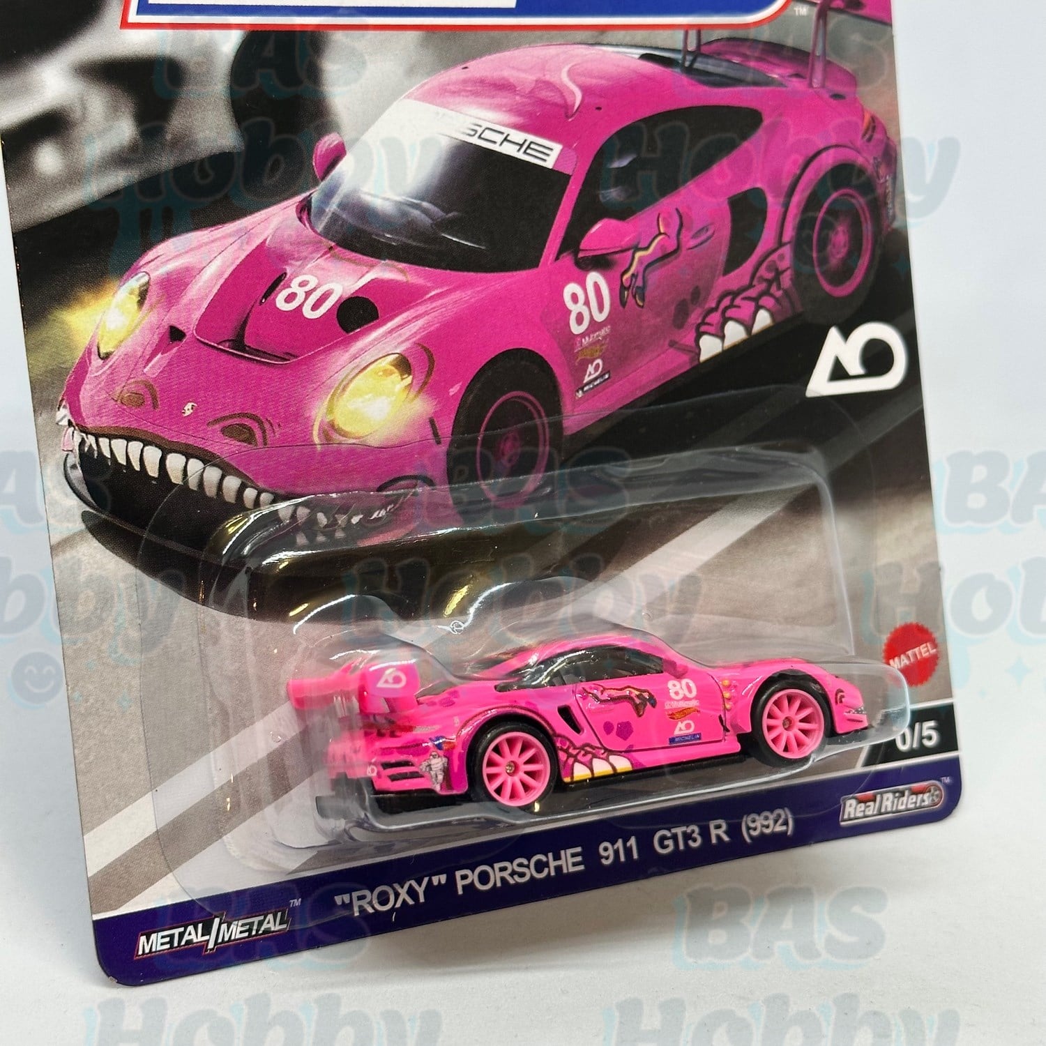 (CUSTOM) Hot Wheels Premium ROXY Porsche 911 GT3 R (992)