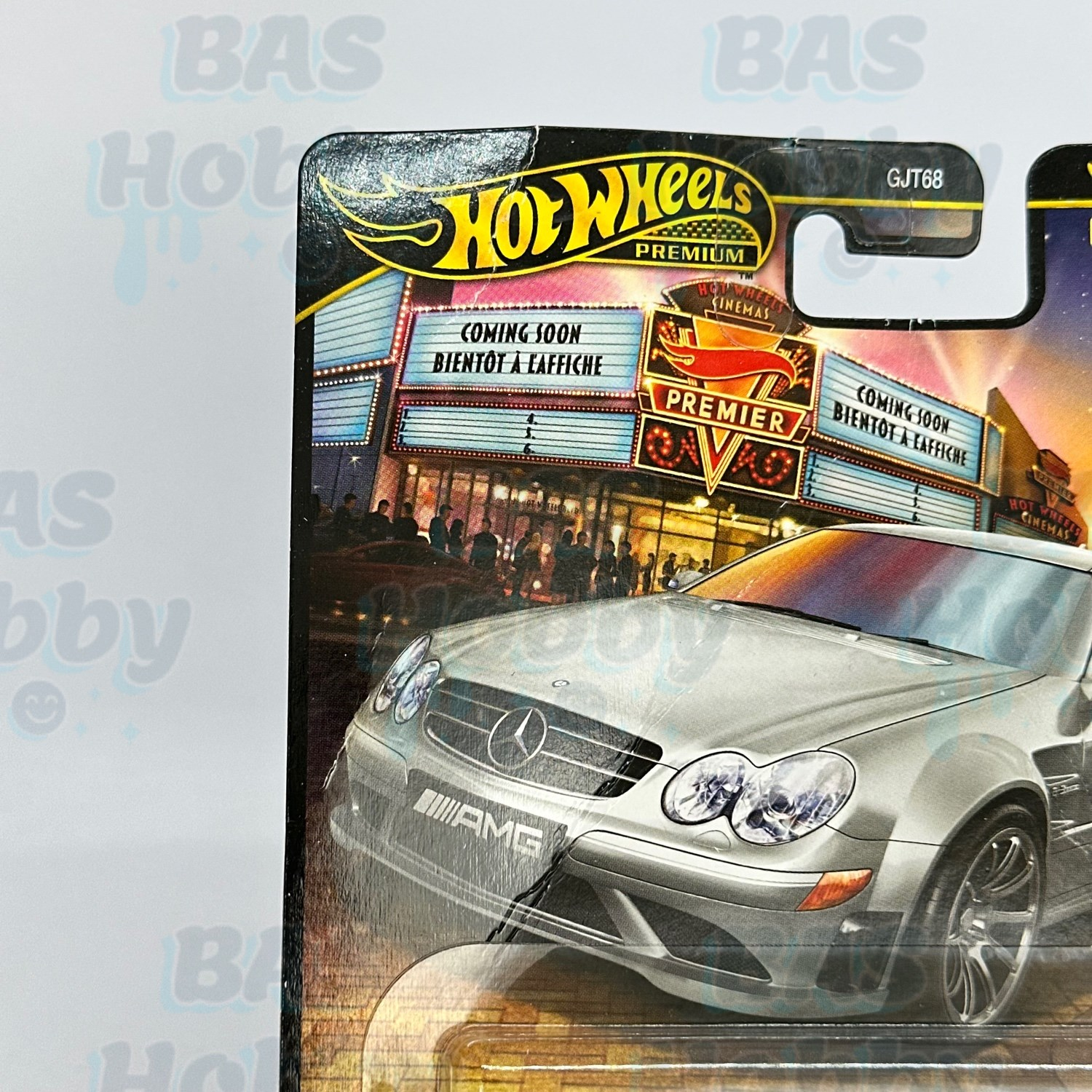 (HATALI) Hot Wheels Premium Boulevard No:126 - 2008 Mercedes-Benz CLK 63 AMG Black Series 